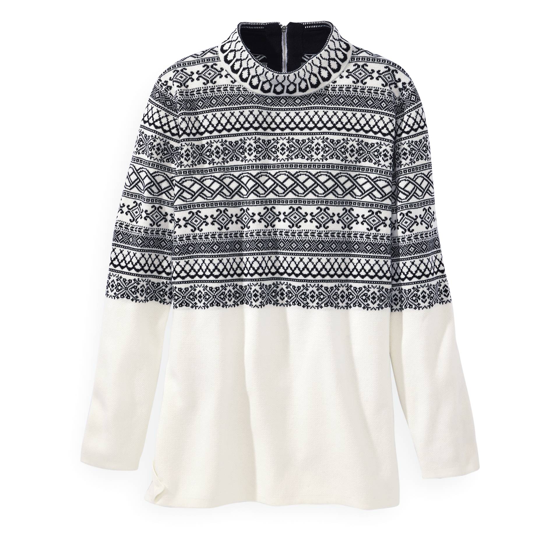 Back Zip Fair Isle Sweater - Signals Catalog