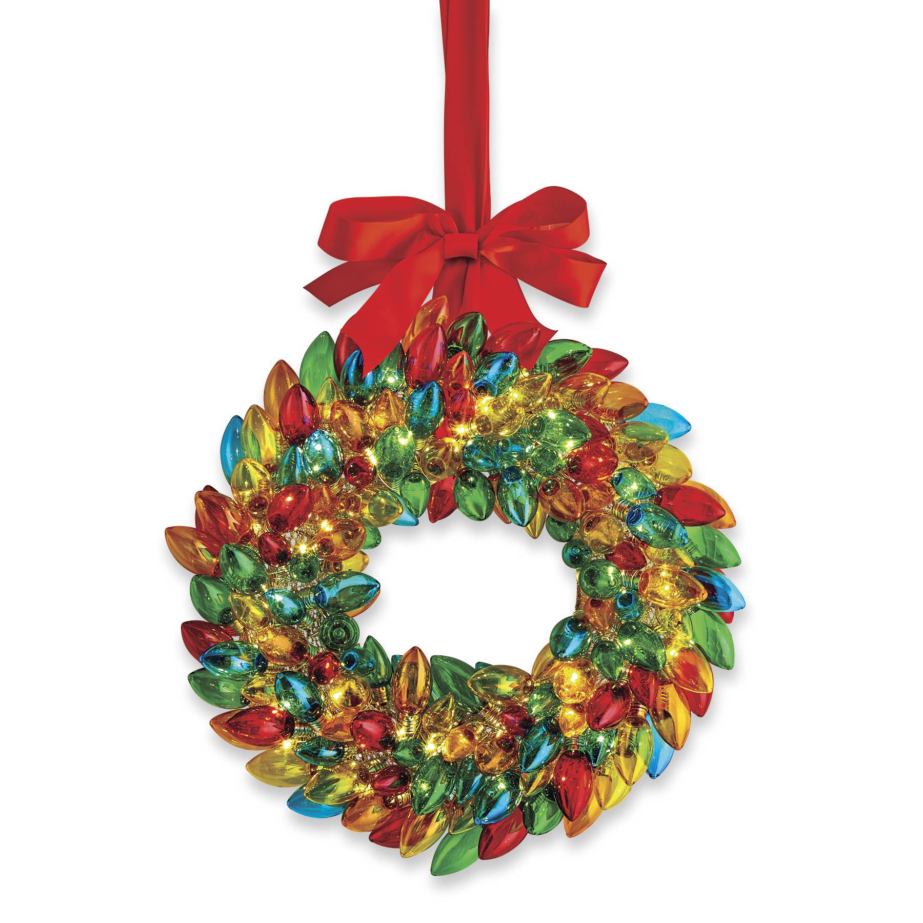 Nostalgic Bulb Wreath - Signals Catalog