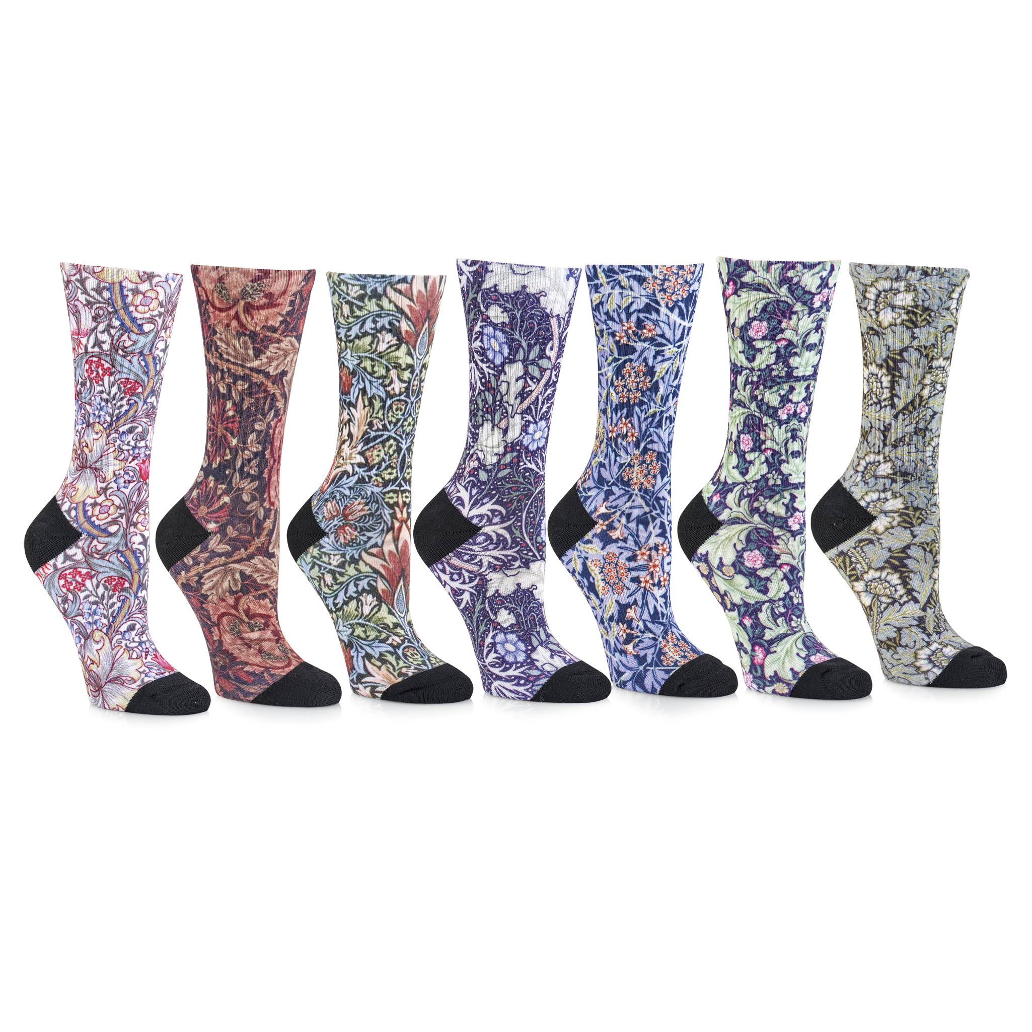 William Morris Socks, Set of 7 - Signals Catalog