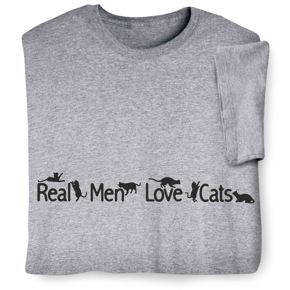 Real Men Love Cats T-Shirt - Signals Catalog