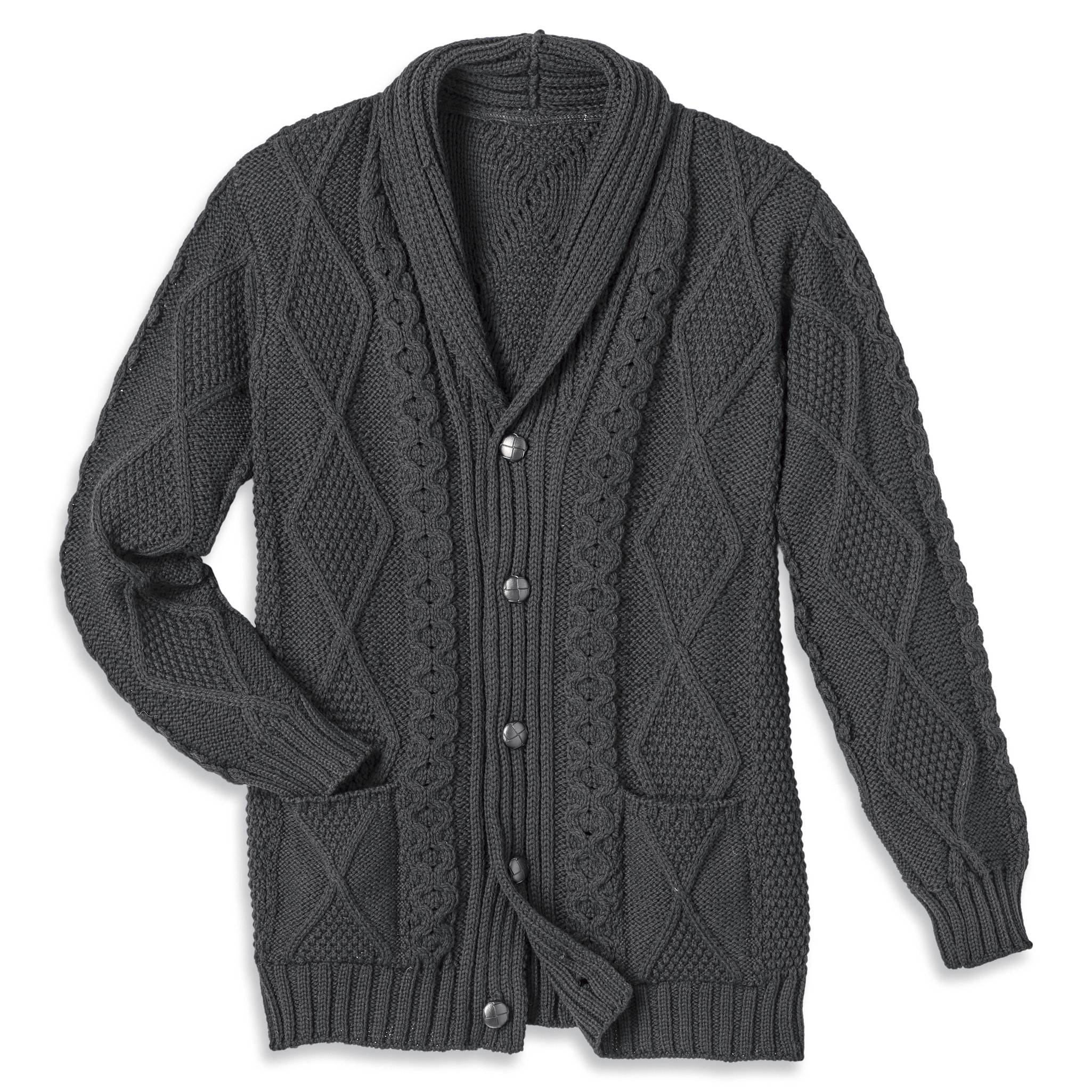 Men’s Aran Cardigan - Signals Catalog