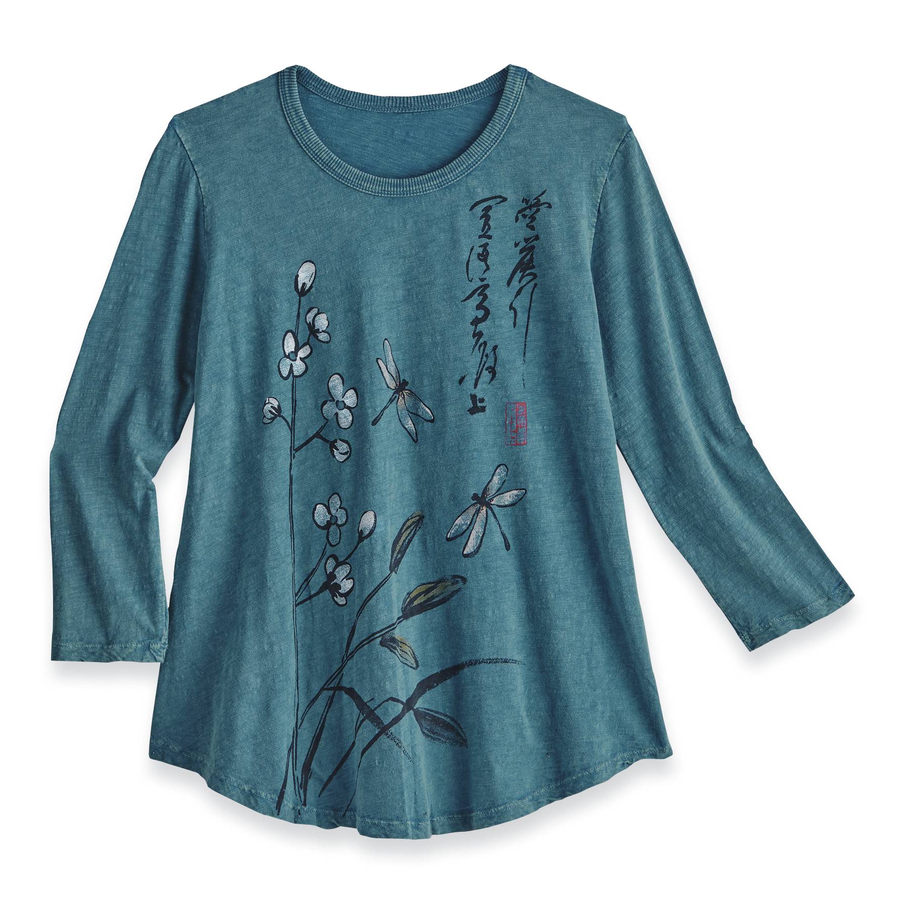 Teal Dragonfly Tunic - Signals Catalog