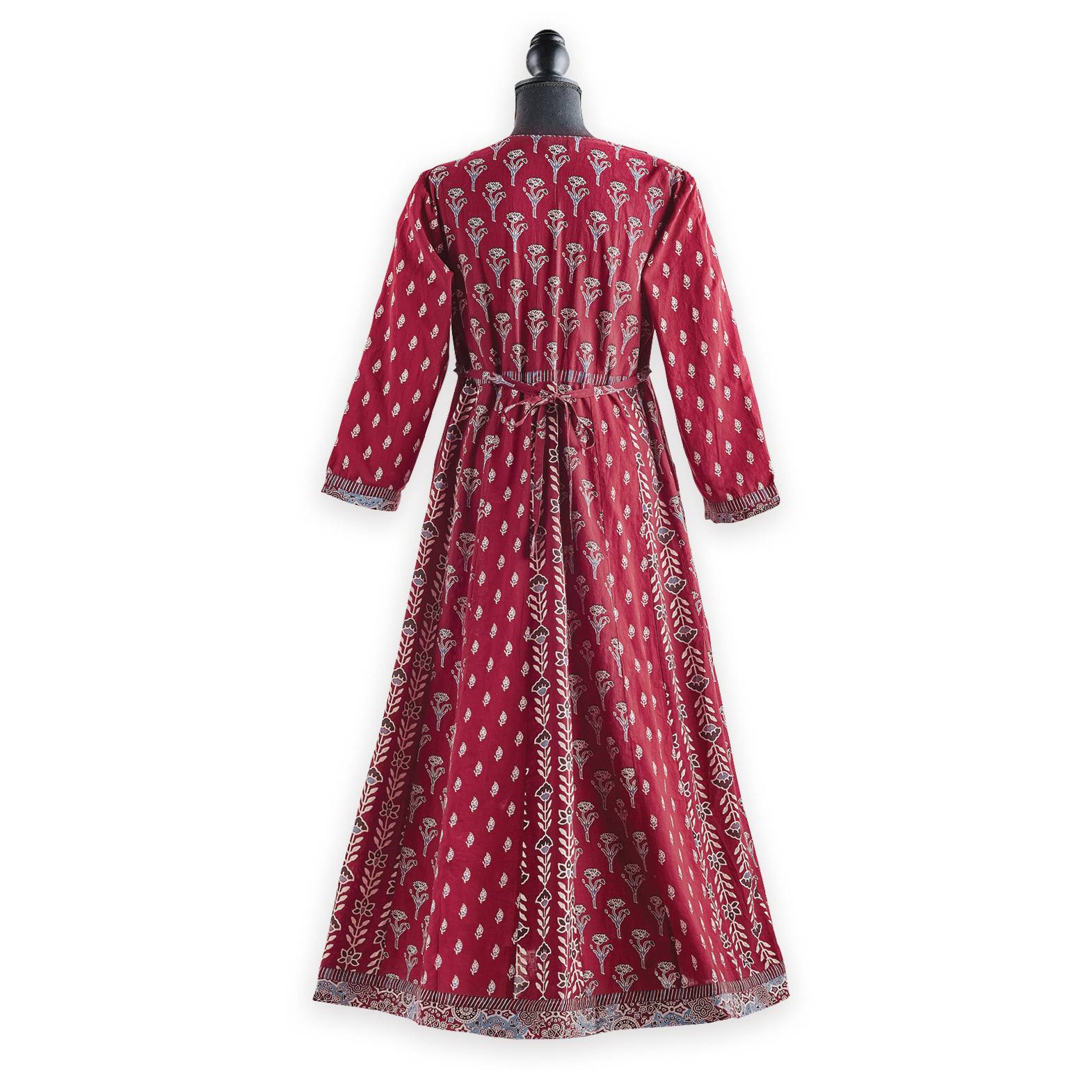 Anya Dress, Batik Fabric, Empire Waist, Detachable Tiebacks - Signals Catalog