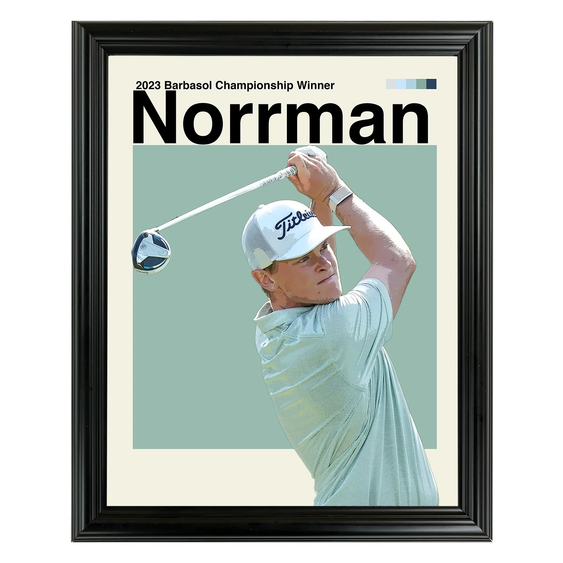 Vincent Norrman Framed Sports Art Photo by Thomas Maxwell