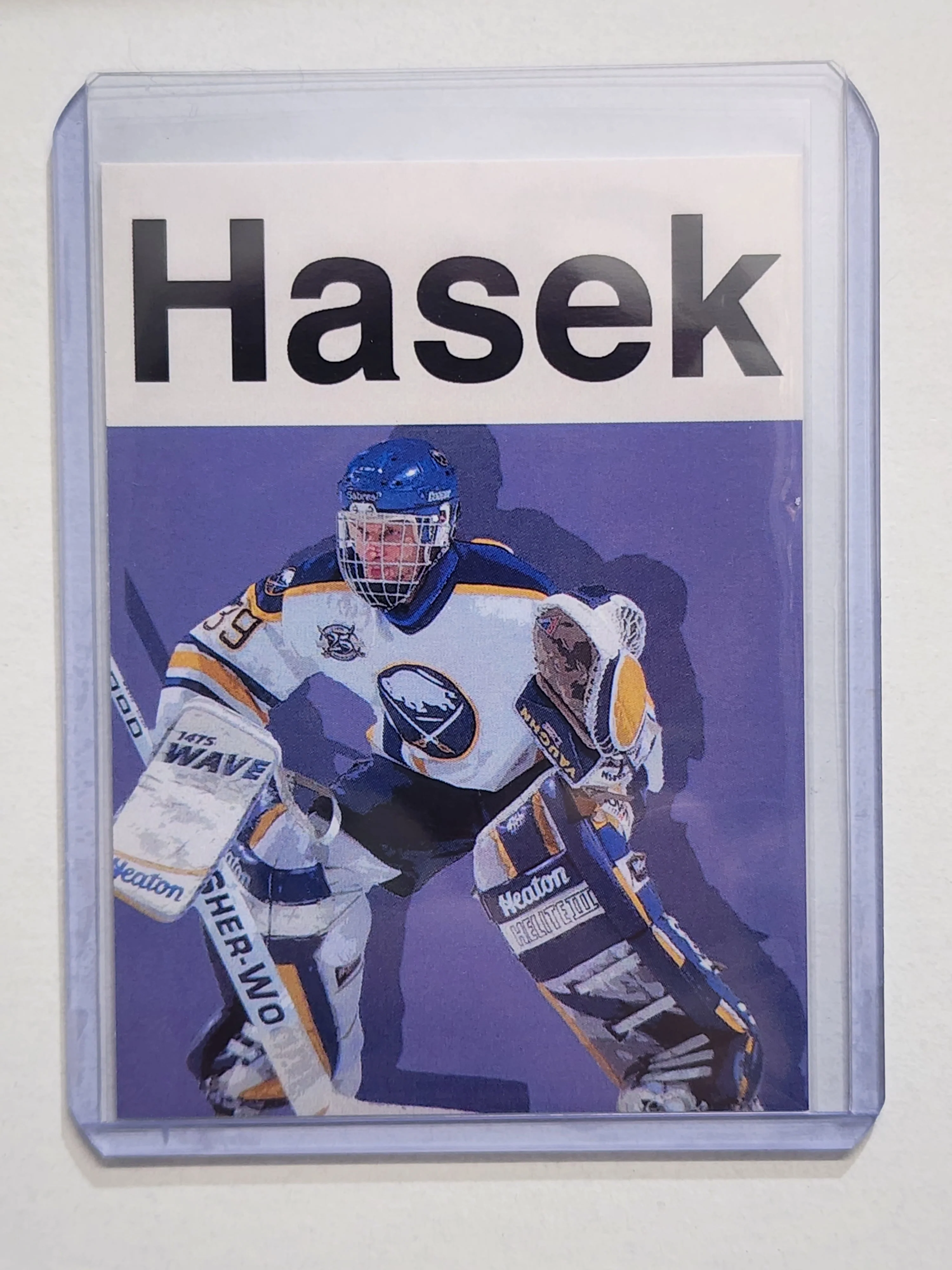 Dominik Hasek Artist Signed Hockey Art Card 1/10