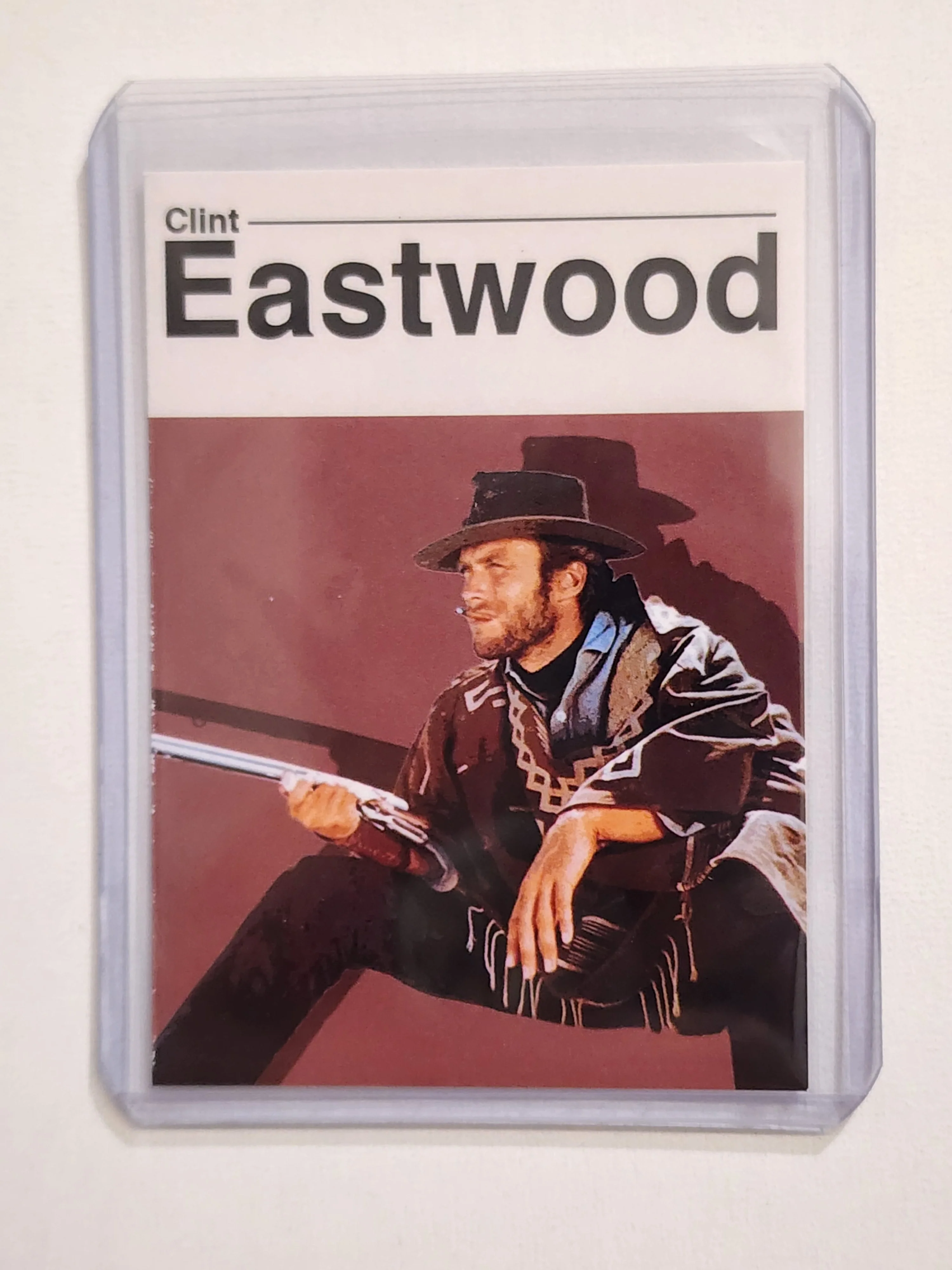 Clint Eastwood Artist Signed The Good, The Bad, The Ugly Art Card 1/10
