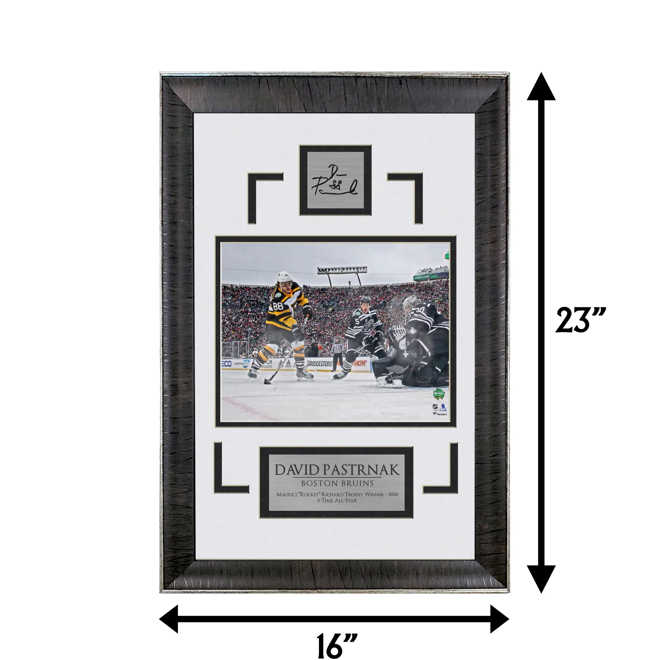 David Pastrnak - Bruins - Spotlight Collection | 16 x 23 - Framed Hockey Photo