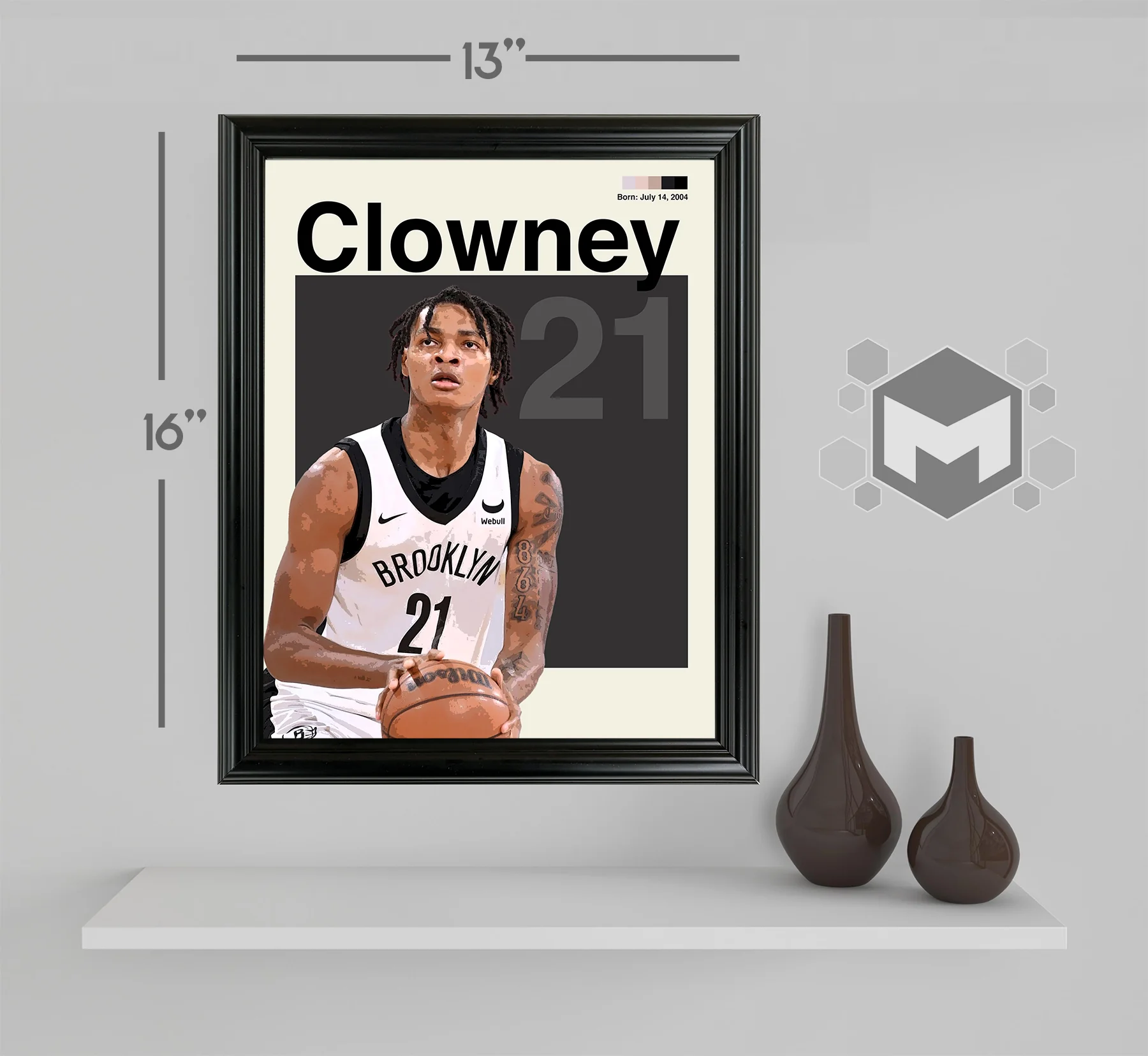 Noah Clowney Framed Sports Art Photo by Thomas Maxwell