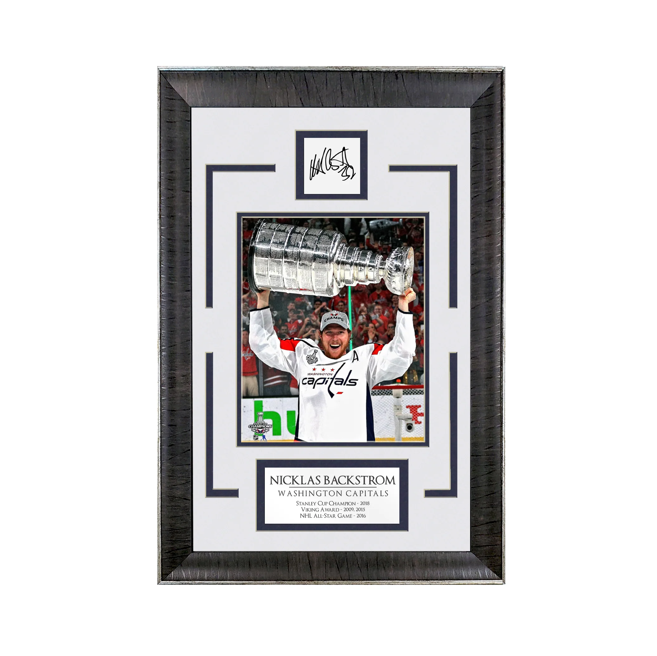 Nicklas Backstrom - Capitals - Spotlight Collection | 16 x 23 - Framed Hockey Photo