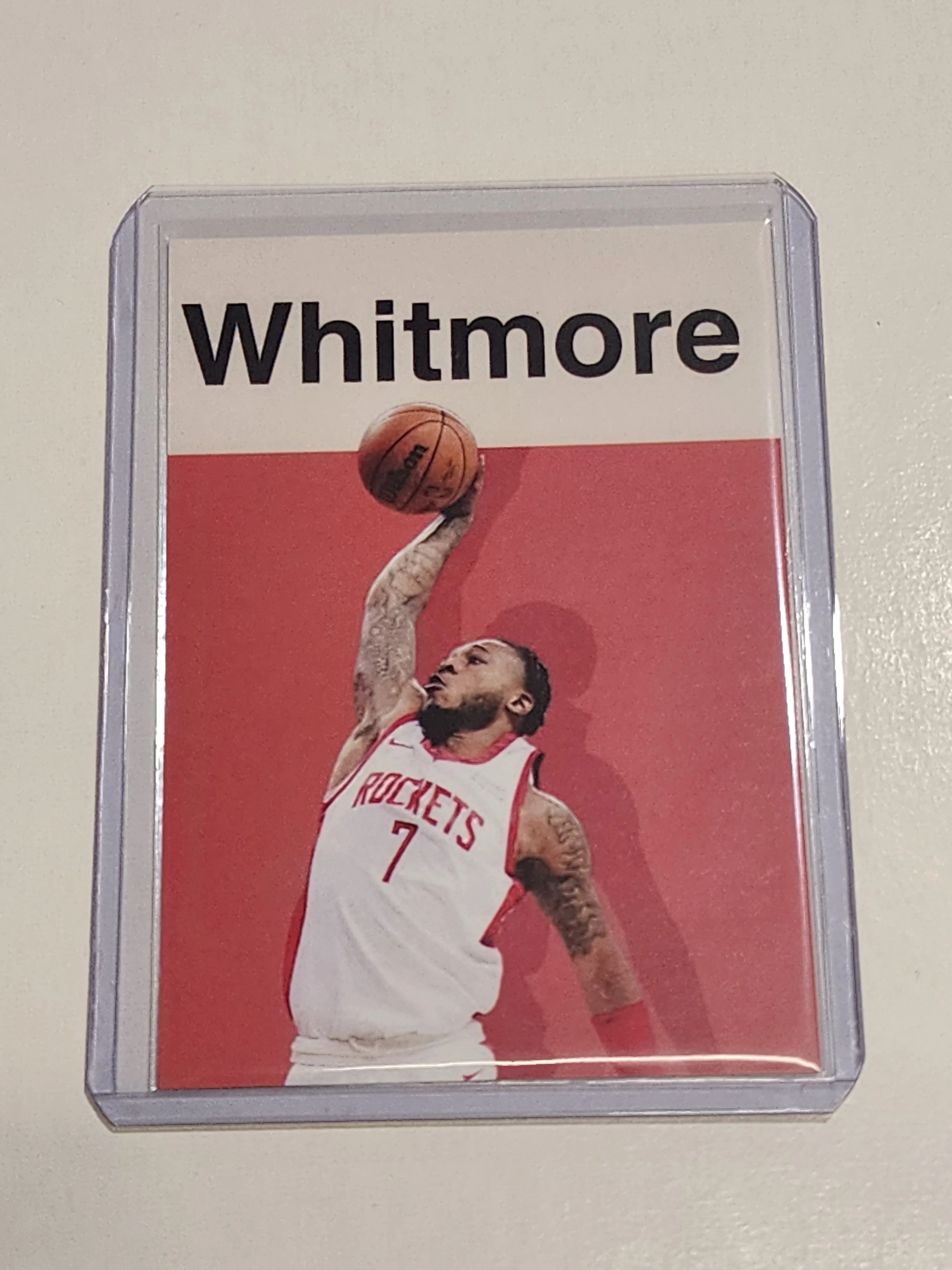 Cam Whitmore Artist Signed Basketball Art Card 1/10