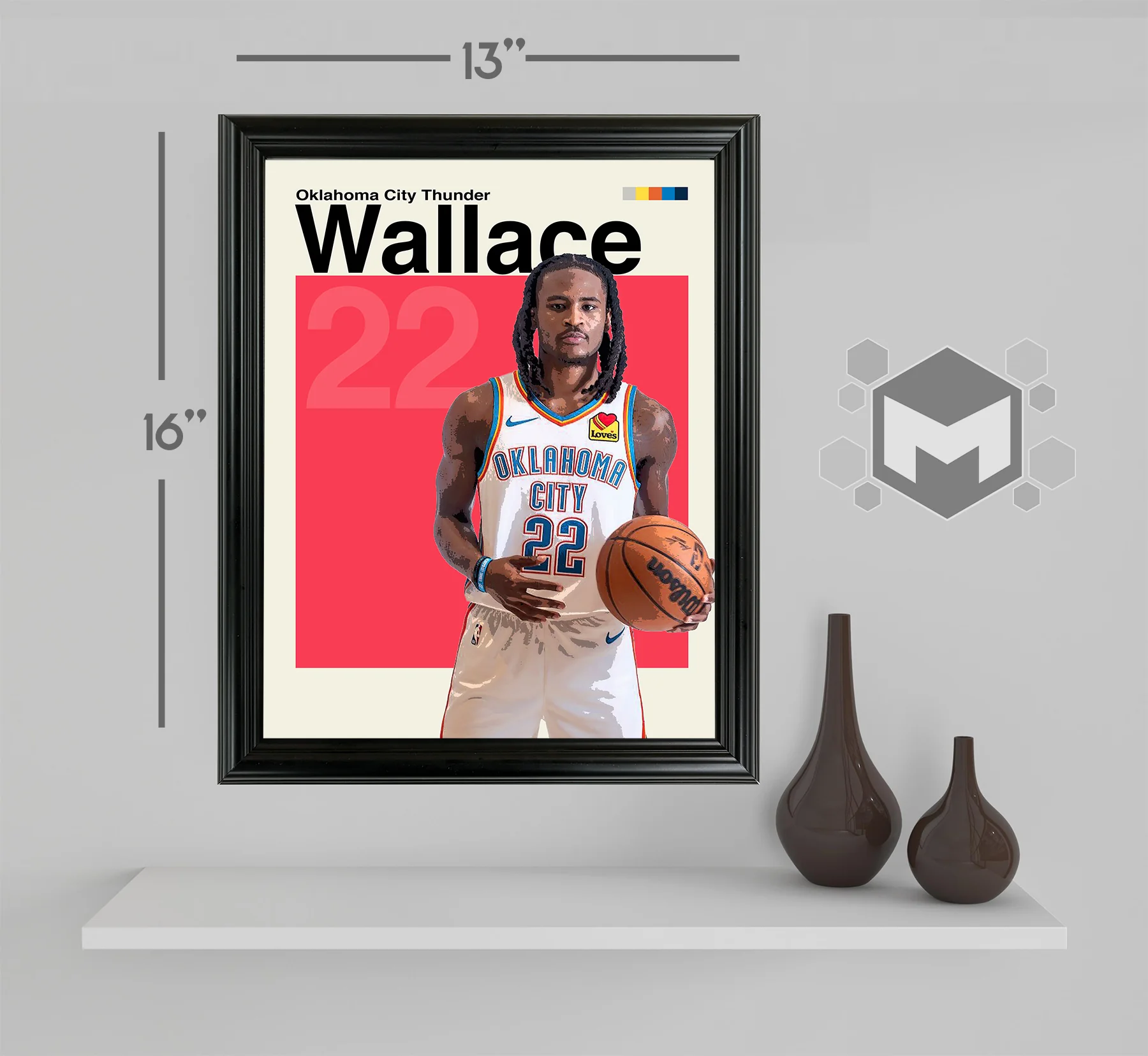 Cason Wallace Framed Sports Art Photo by Thomas Maxwell