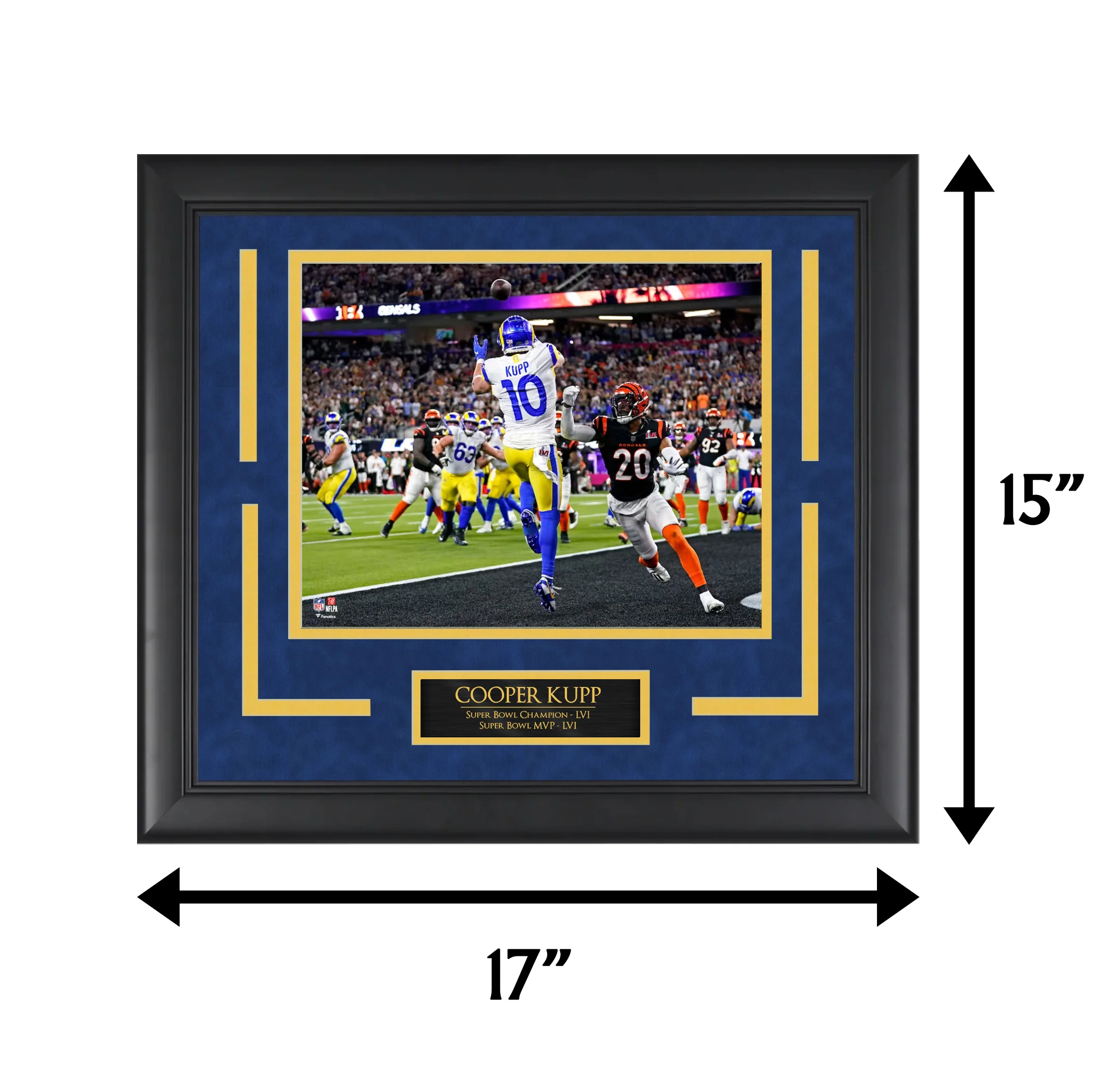 Cooper Kupp - Rams - MVP - Framed Football Photo
