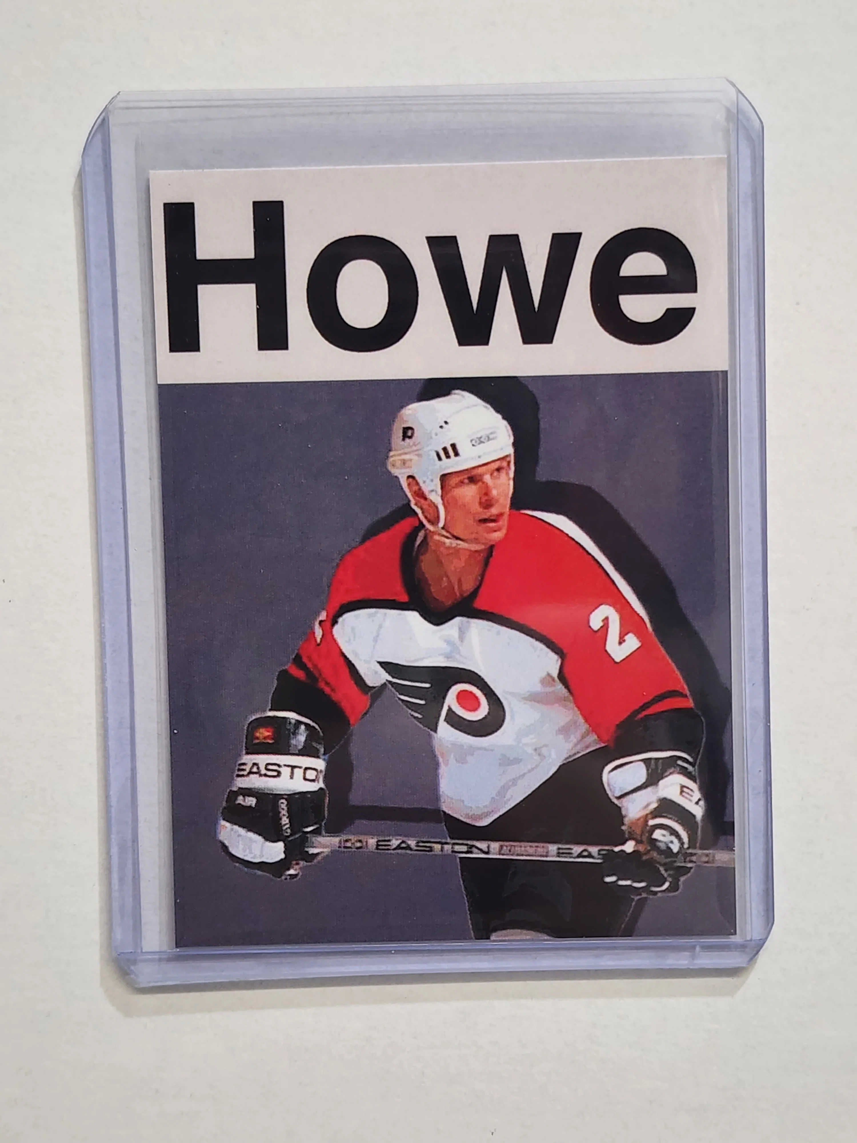 Mark Howe Artist Signed Hockey Art Card 1/10