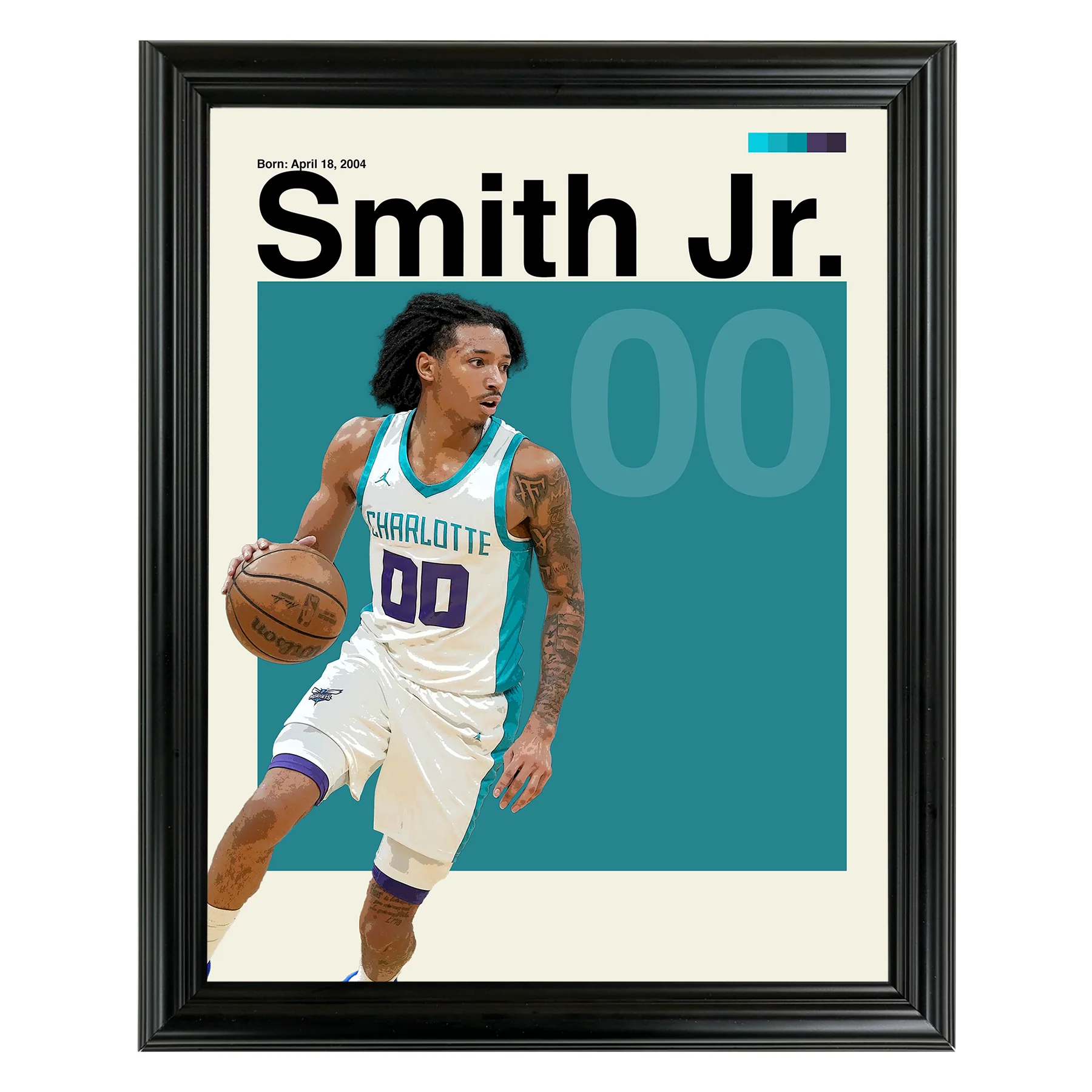Nick Smith Jr. Framed Sports Art Photo by Thomas Maxwell