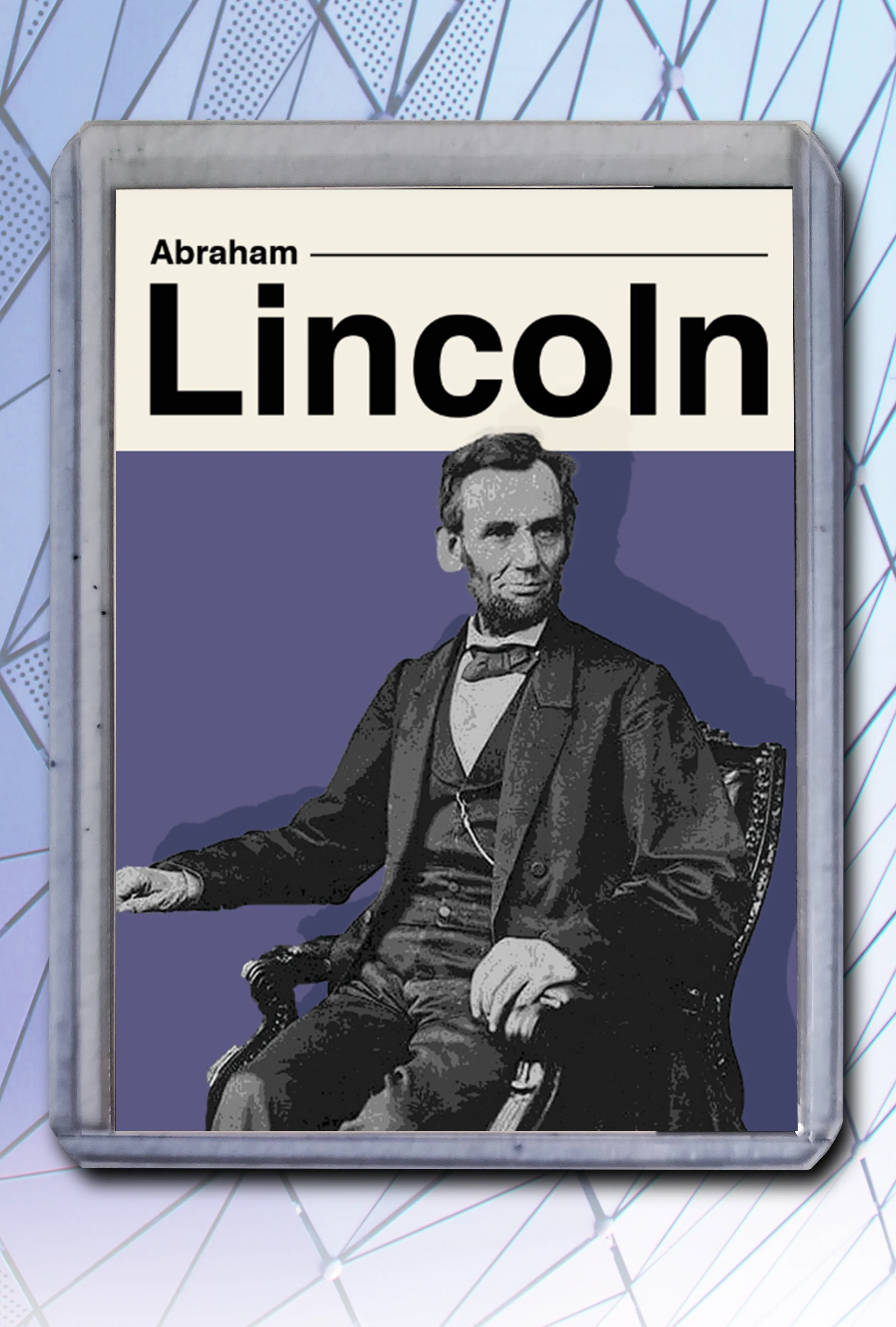 Abraham Lincoln Artist Signed Patriotic Art Card 2/10