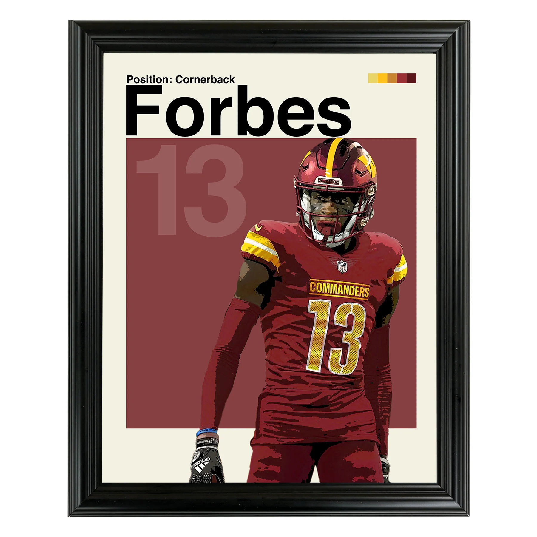 Emmanuel Forbes Framed Sports Art Photo by Thomas Maxwell