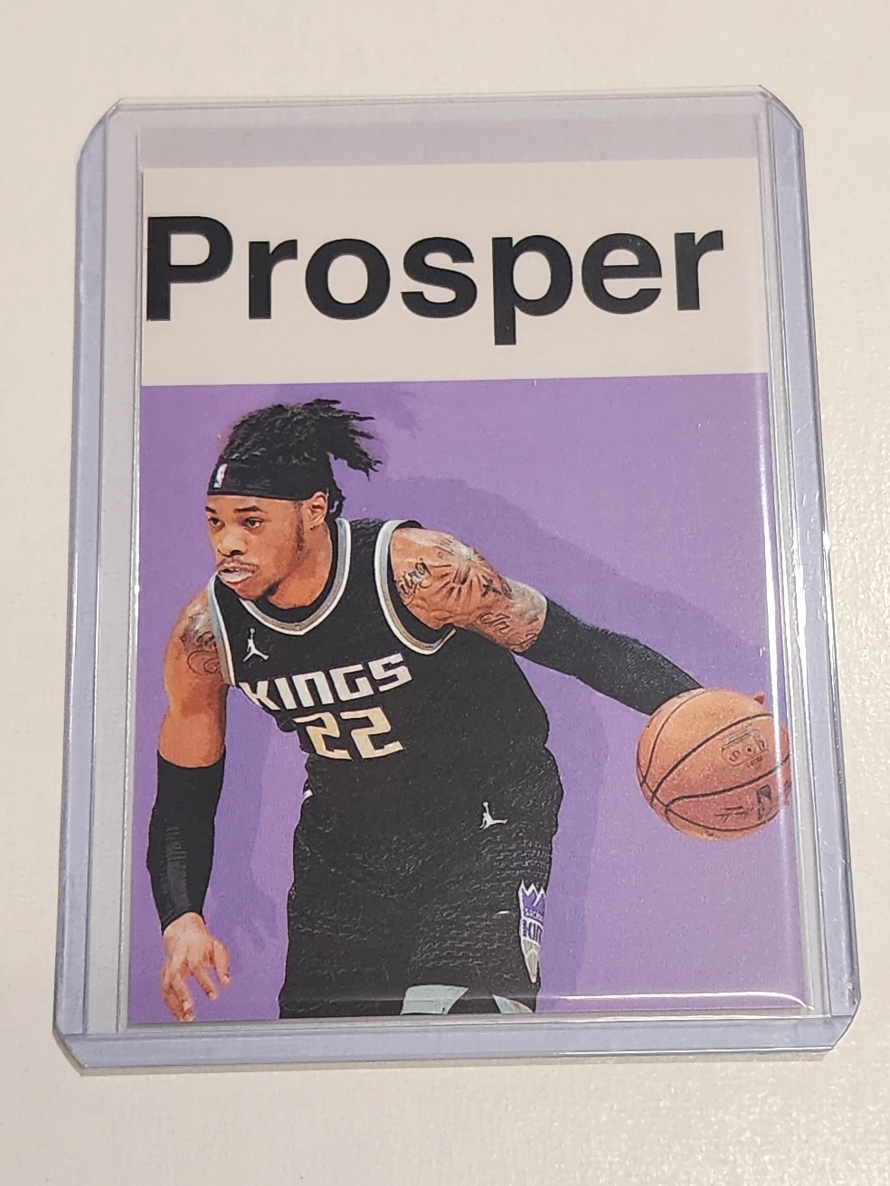 Olivier-Maxence Prosper Artist Signed Basketball Art Card 1/10