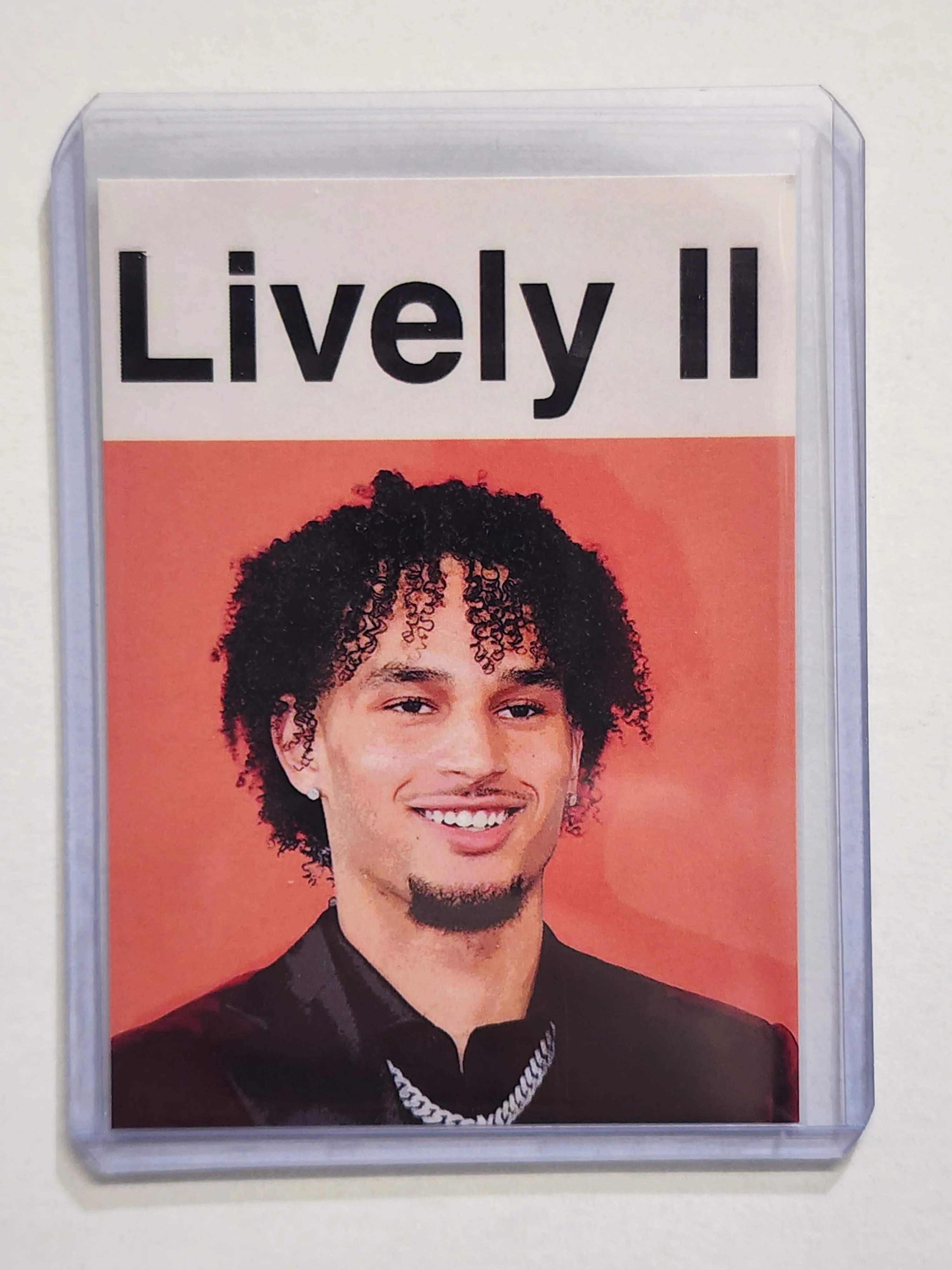 Dereck Lively II Artist Signed Basketball Art Card 1/10