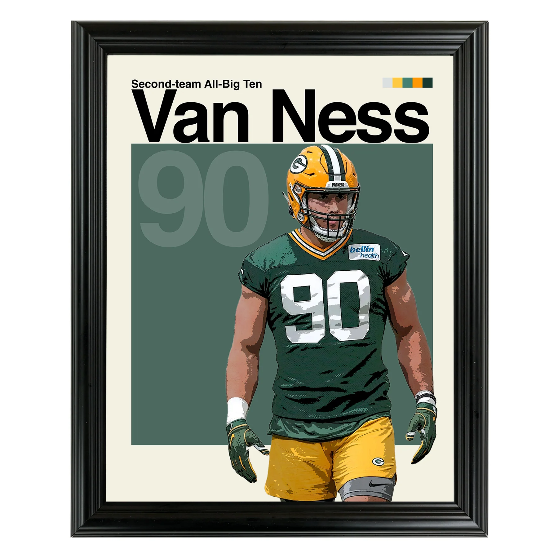 Lukas Van Ness Framed Sports Art Photo by Thomas Maxwell