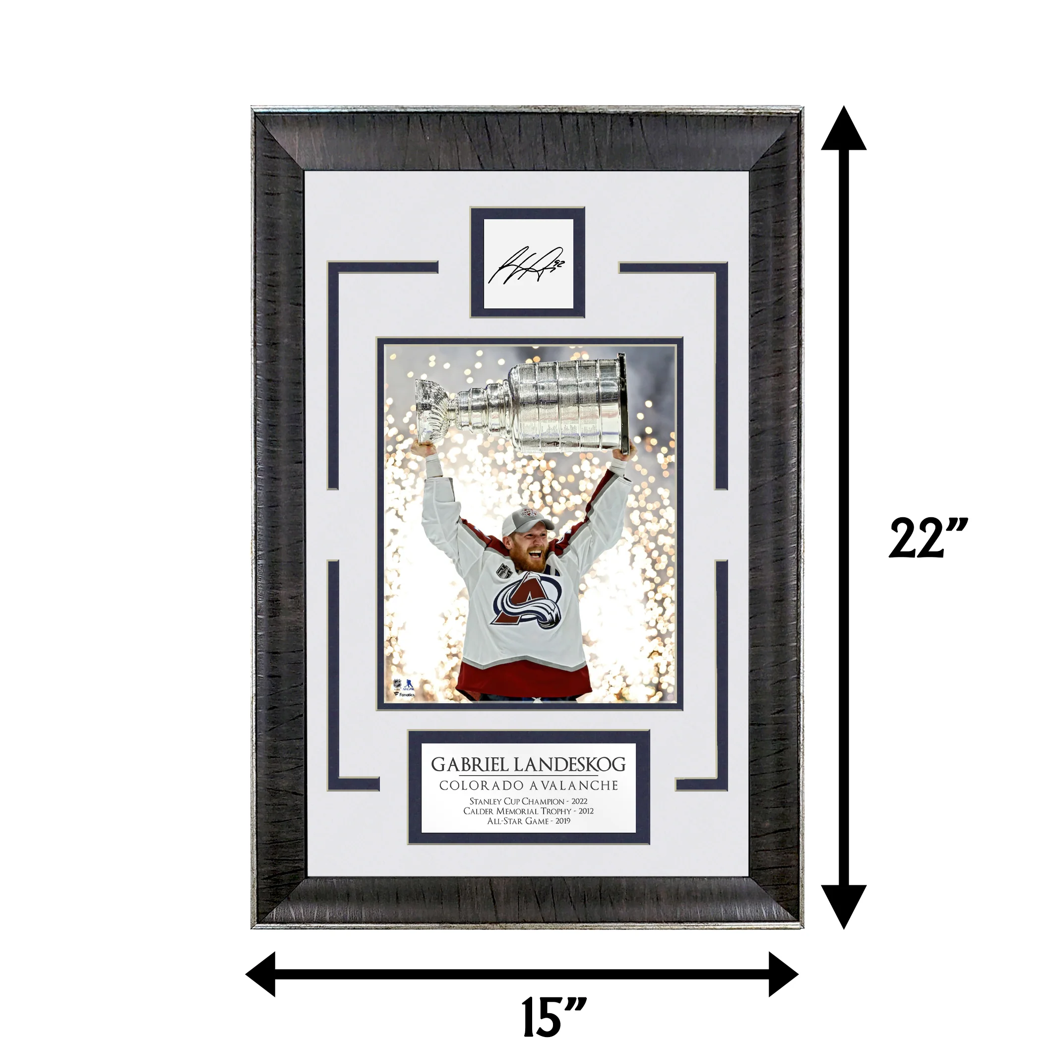 Gabriel Landeskog - Avalanche - Spotlight Collection | 16 x 23 - Framed Hockey Photo