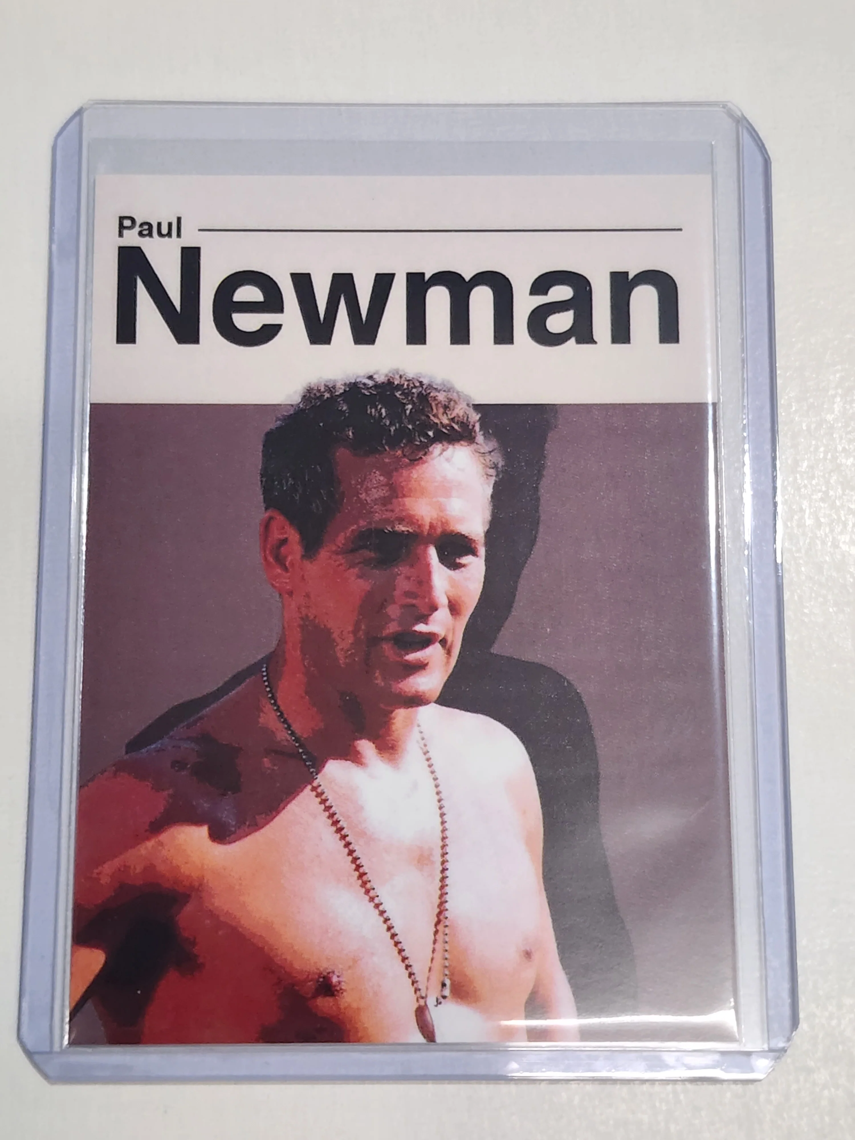 Paul Newman Artist Signed TV/Film Art Card 1/10