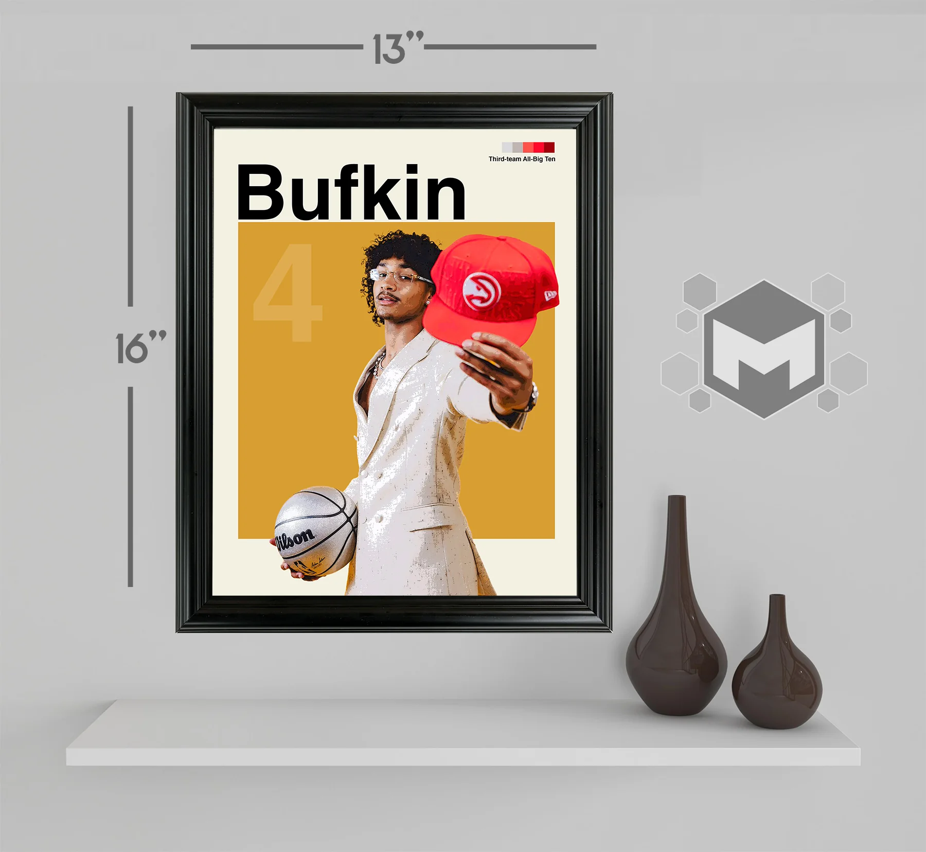 Kobe Bufkin Framed Sports Art Photo by Thomas Maxwell