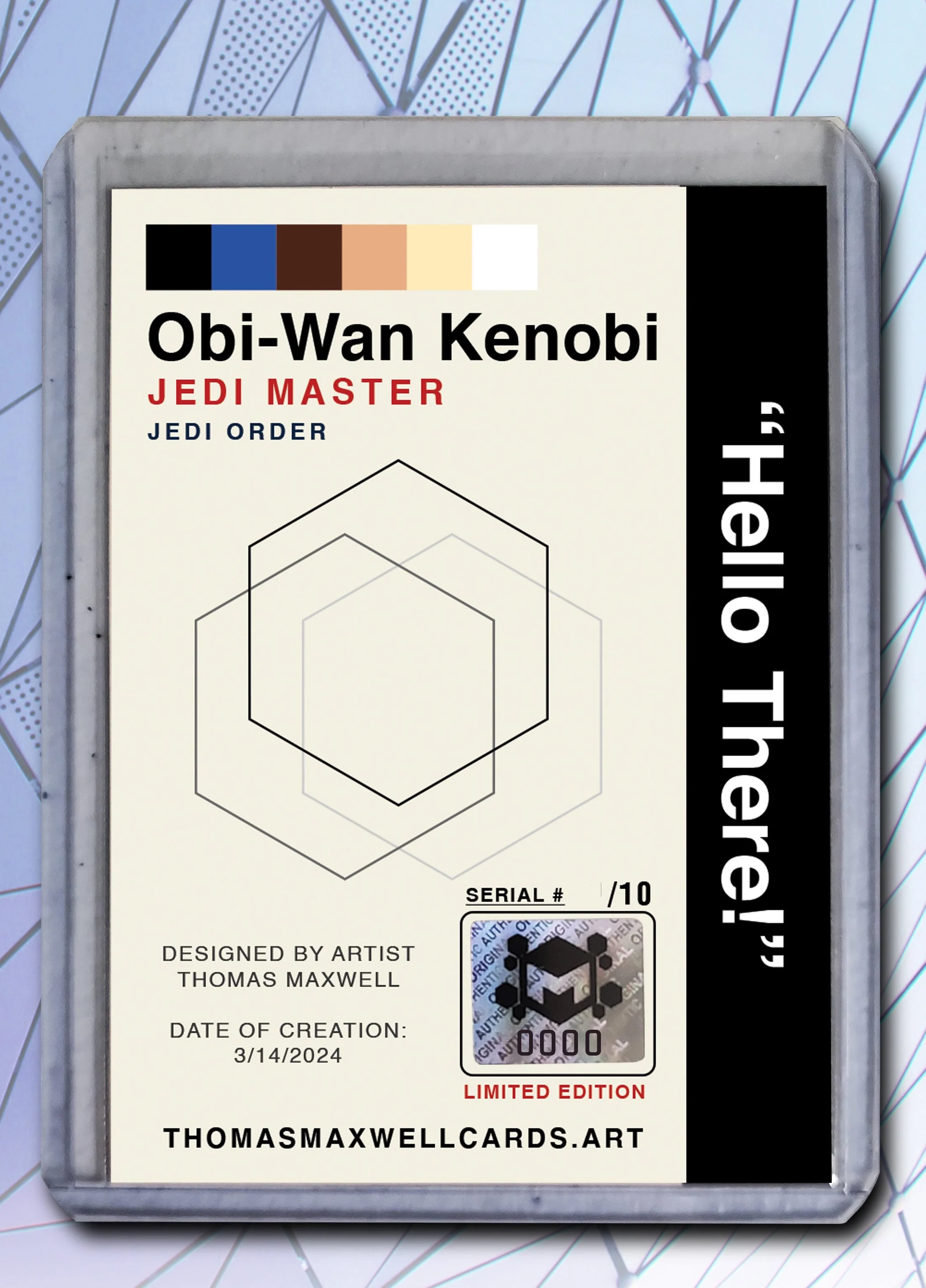 Obi-Wan Kenobi Art Card 1/10
