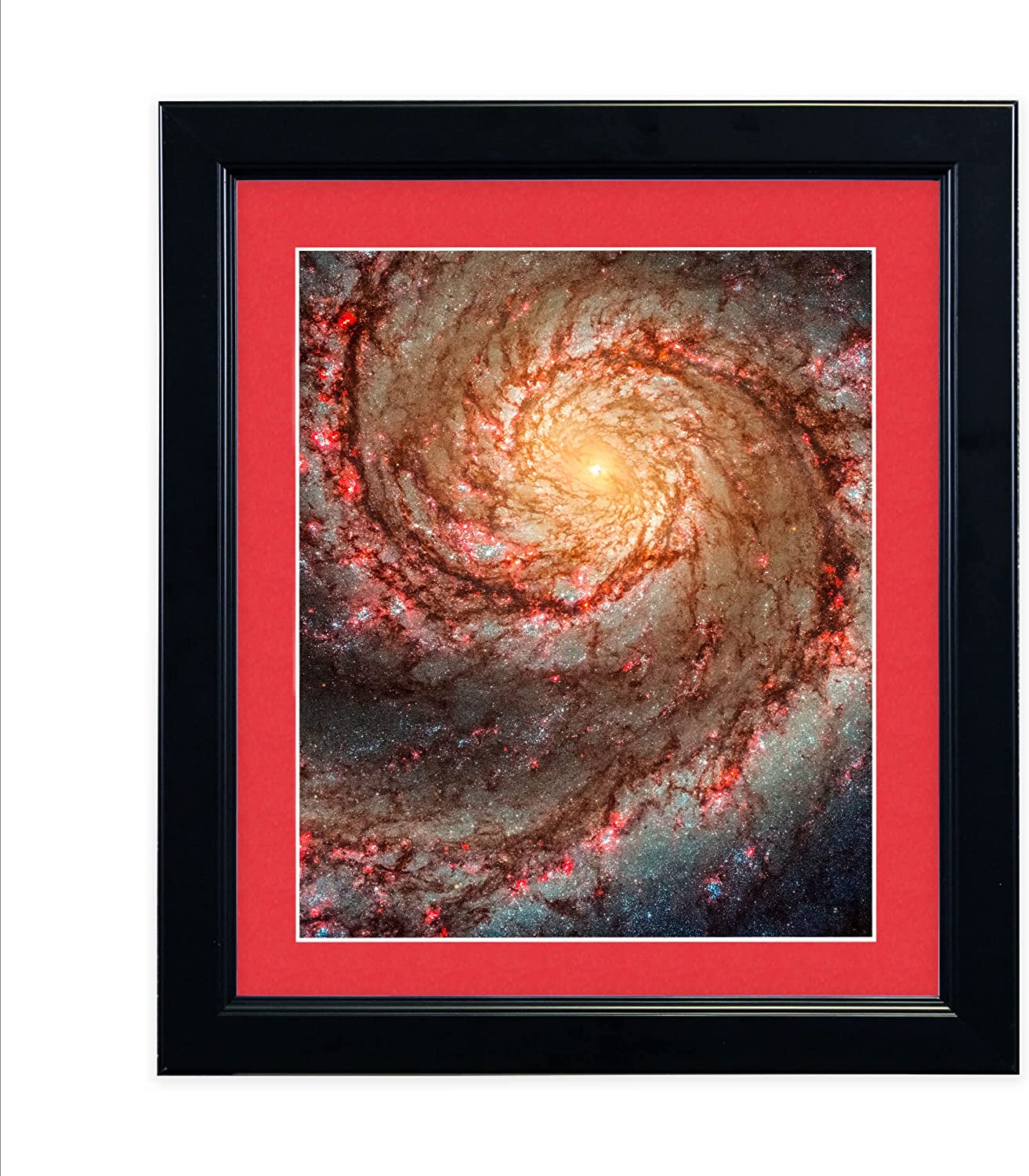 Whirlpool Galaxy Messier 51a NASA - Framed Photo