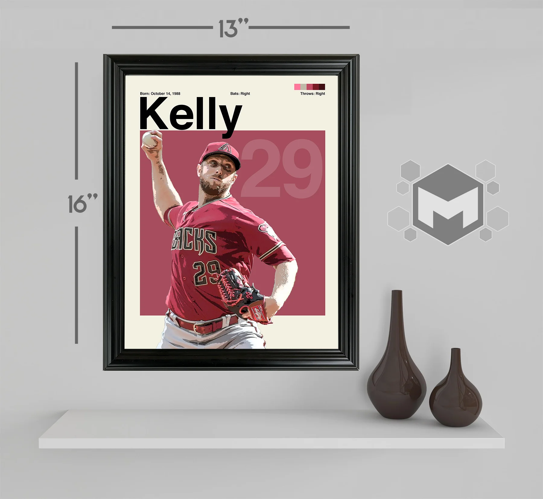 Merrill Kelly Framed Sports Art Photo by Thomas Maxwell