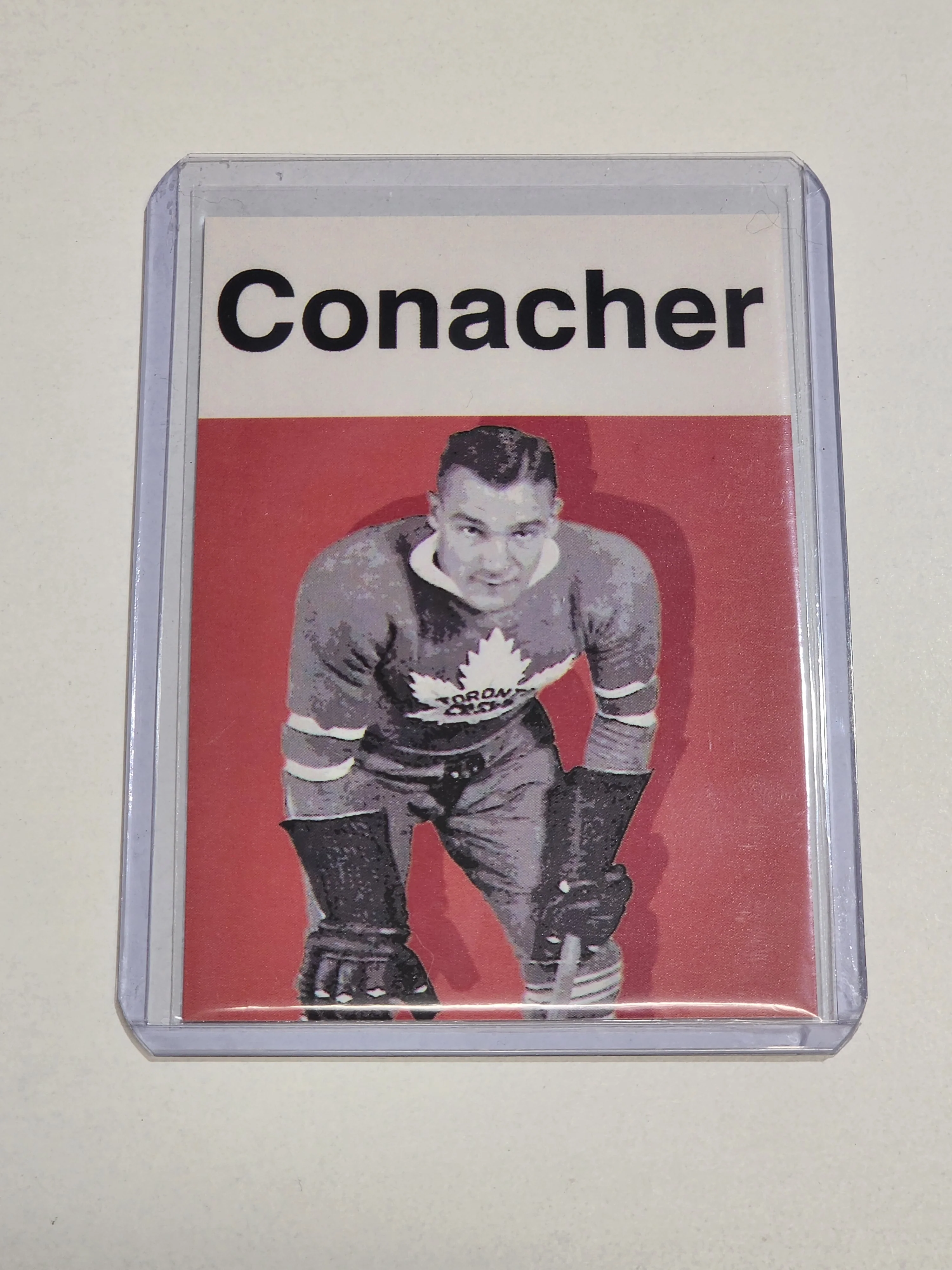 Charlie Conacher Artist Signed Hockey Art Card 1/10
