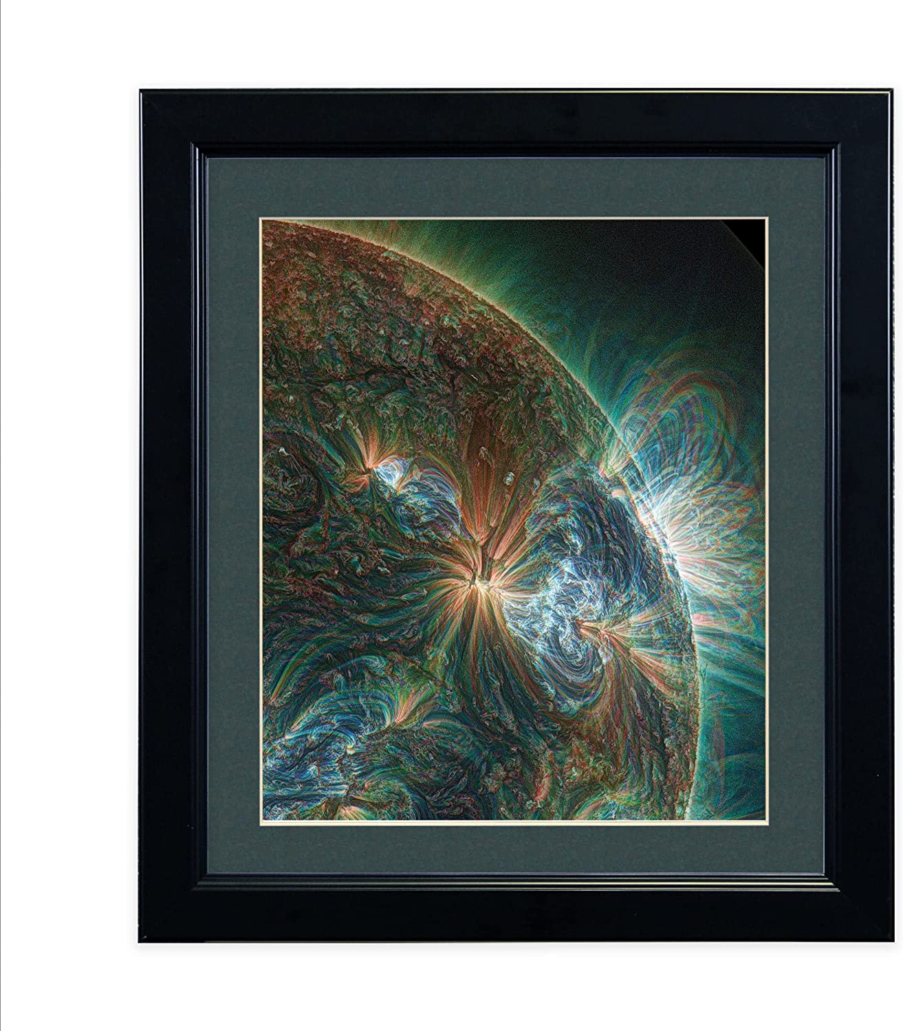 NASA Puffing Sun Gives Birth to Reluctant Eruption - Framed Photo