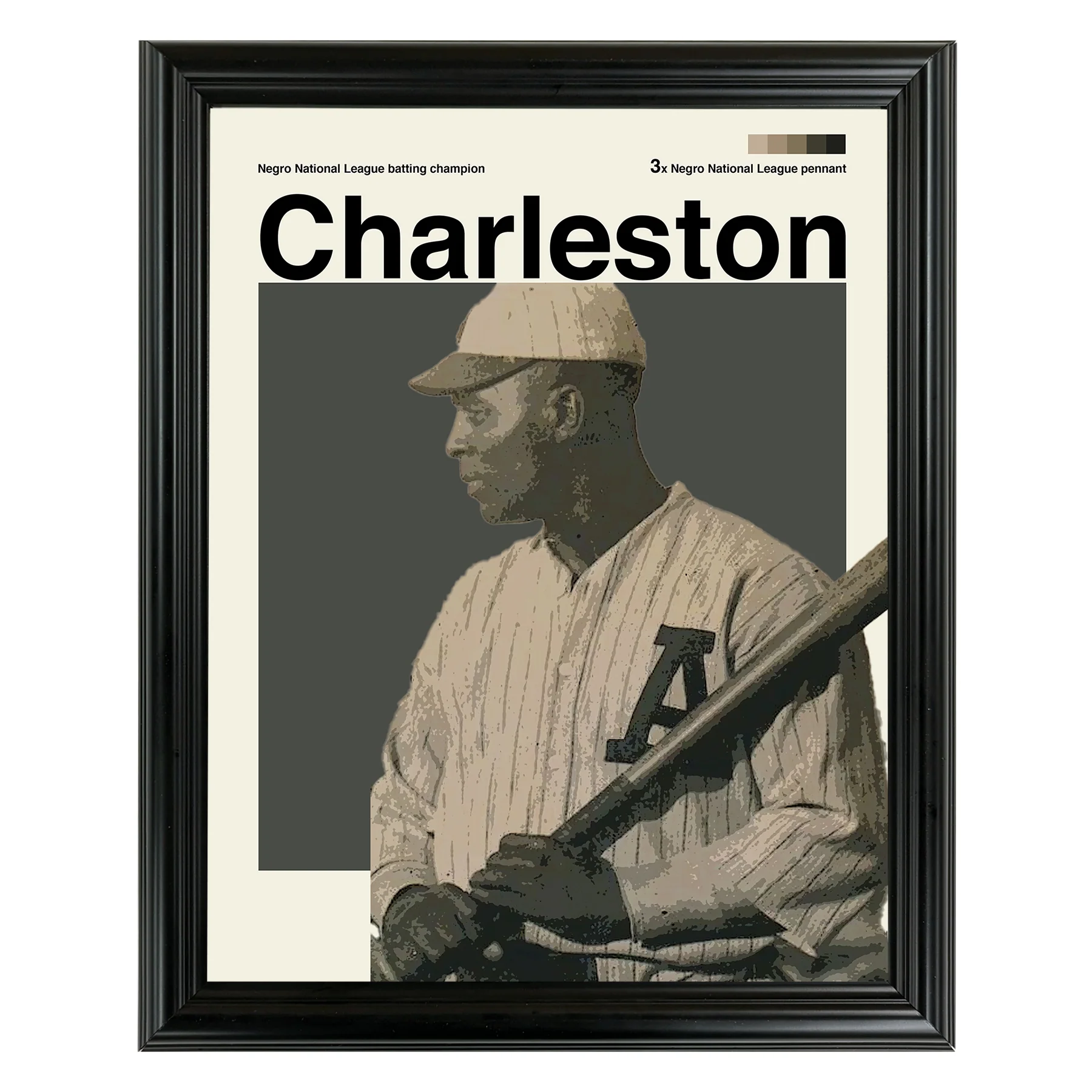 Oscar Charleston Framed Sports Art Photo by Thomas Maxwell