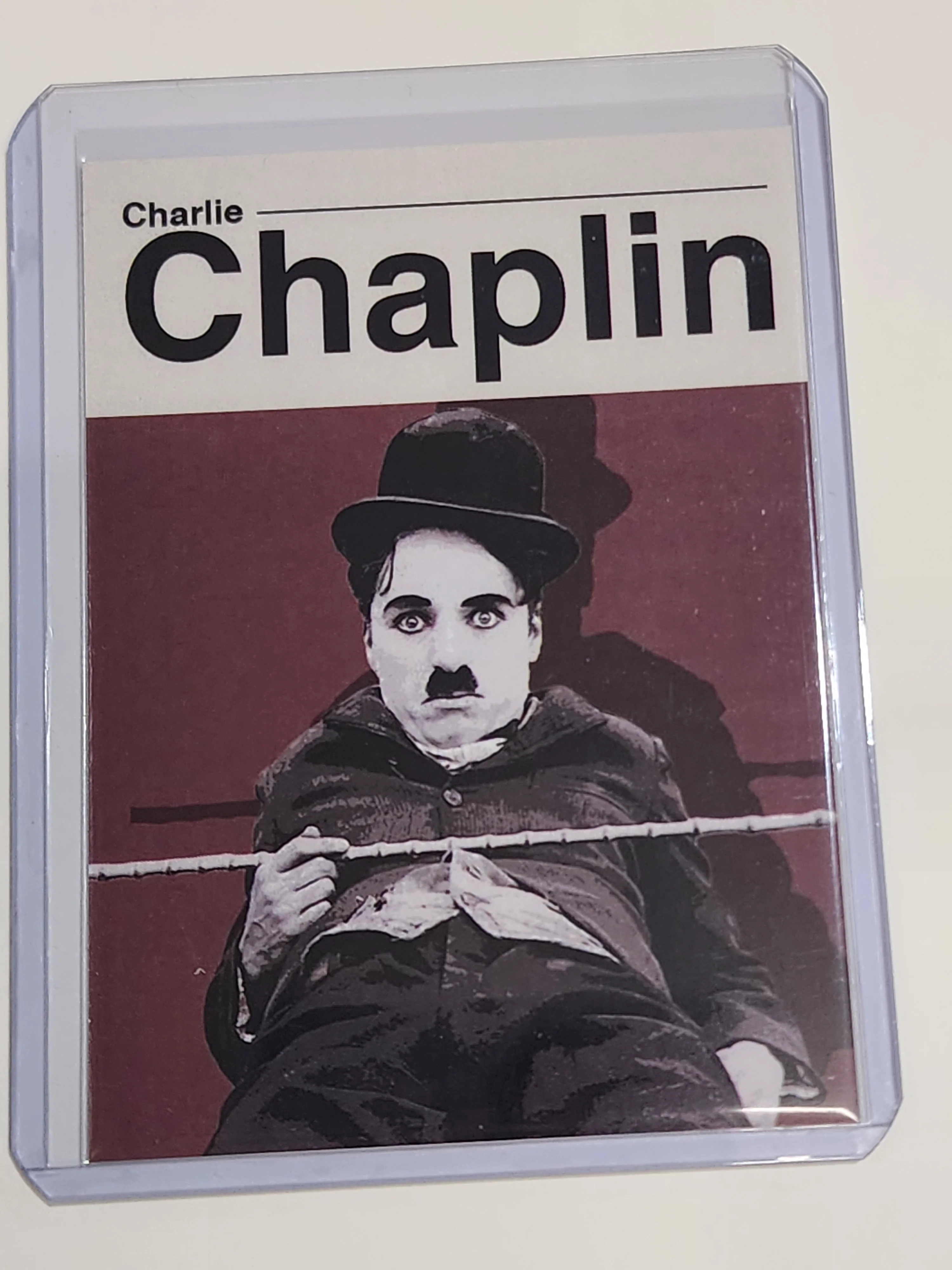 Charlie Chaplin Artist Signed Famous & Infamous Art Card 1/10