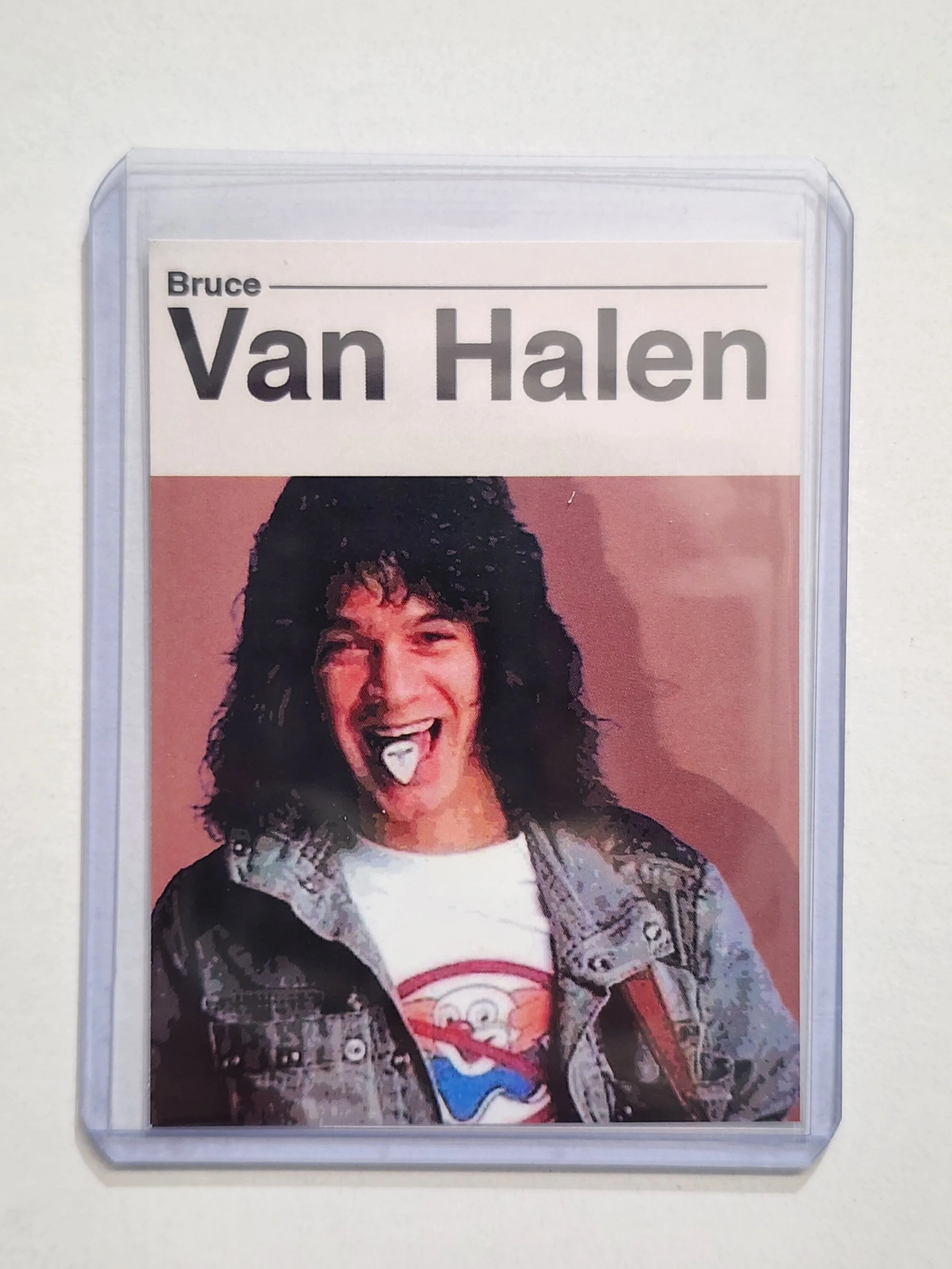 Eddie Van Halen Artist Signed Music Art Card 1/10