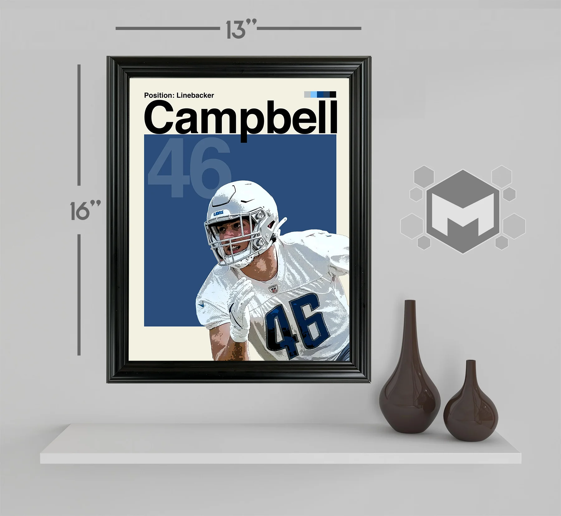 Jack Campbell Framed Sports Art Photo by Thomas Maxwell