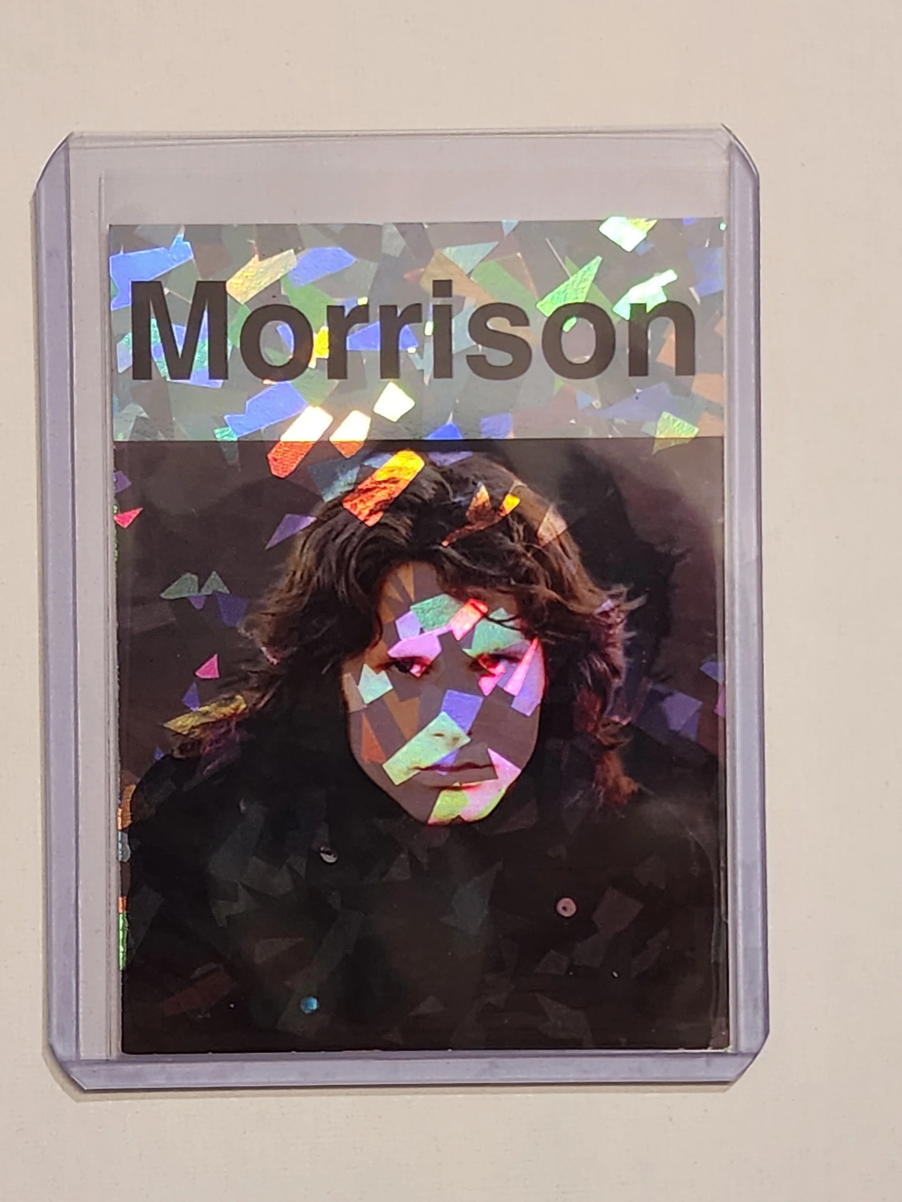 Jim Morrison Artist Signed Music Refractor Art Card 1/1