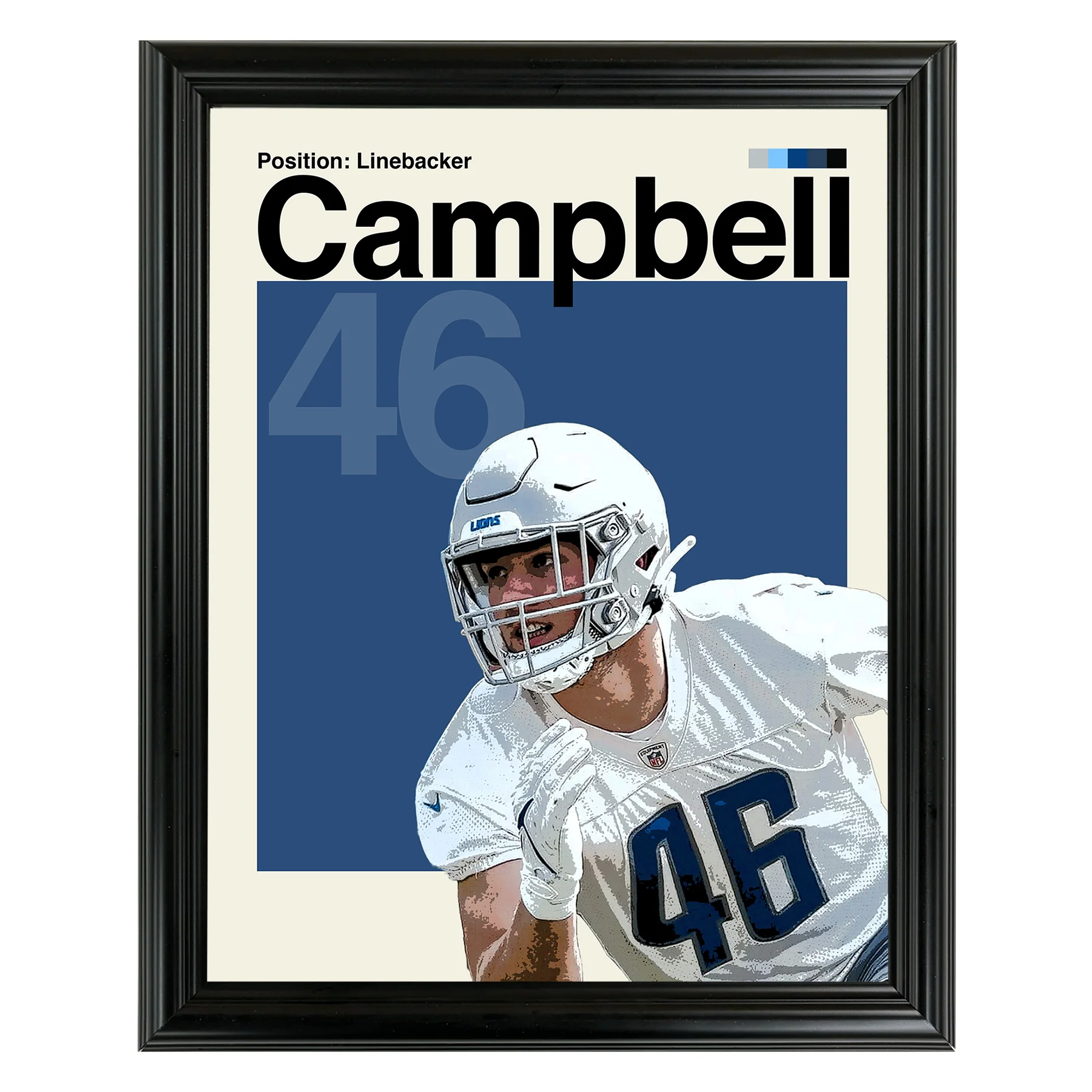 Jack Campbell Framed Sports Art Photo by Thomas Maxwell