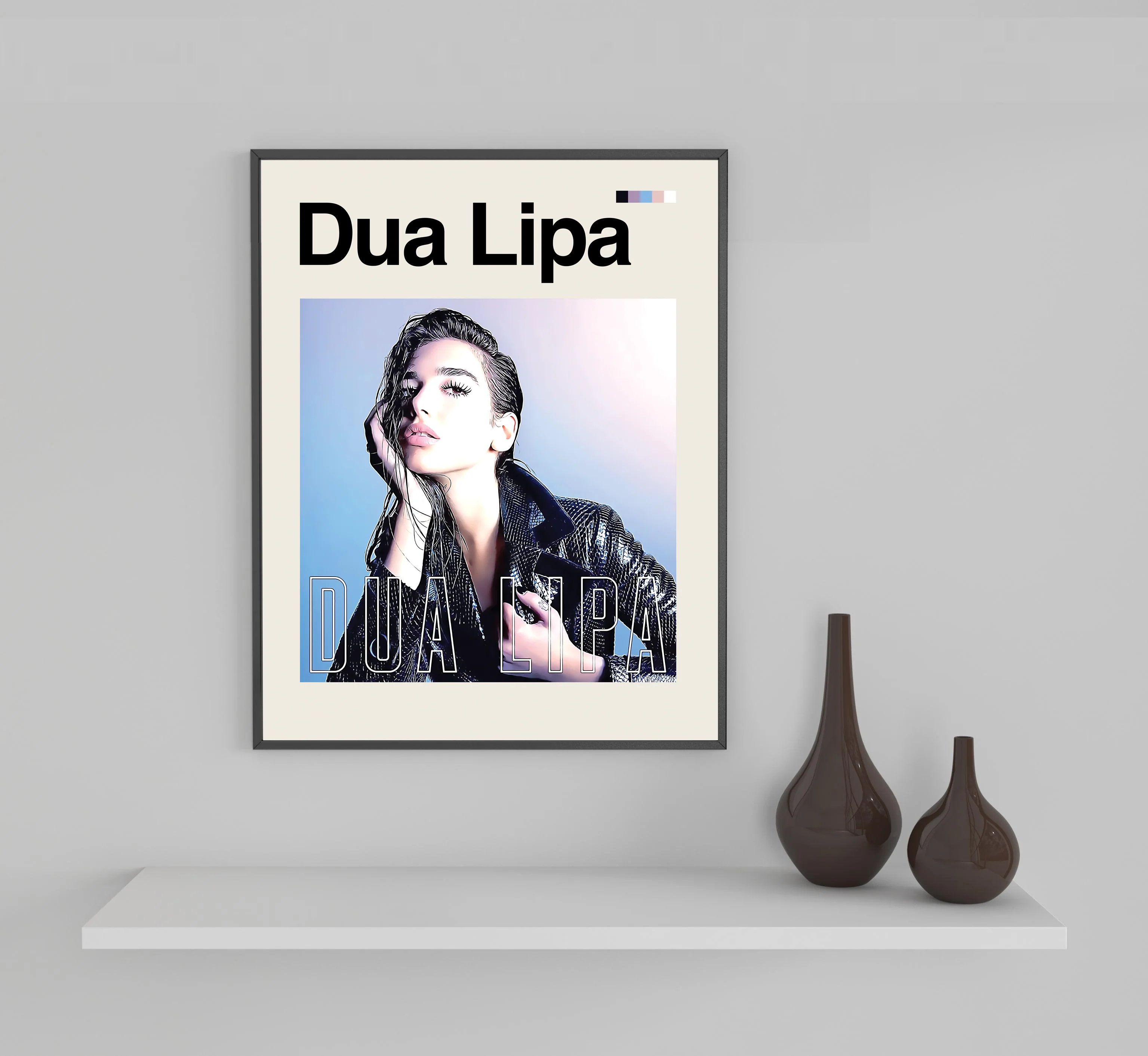 Dua Lipa Framed Sports Art Photo by Thomas Maxwell