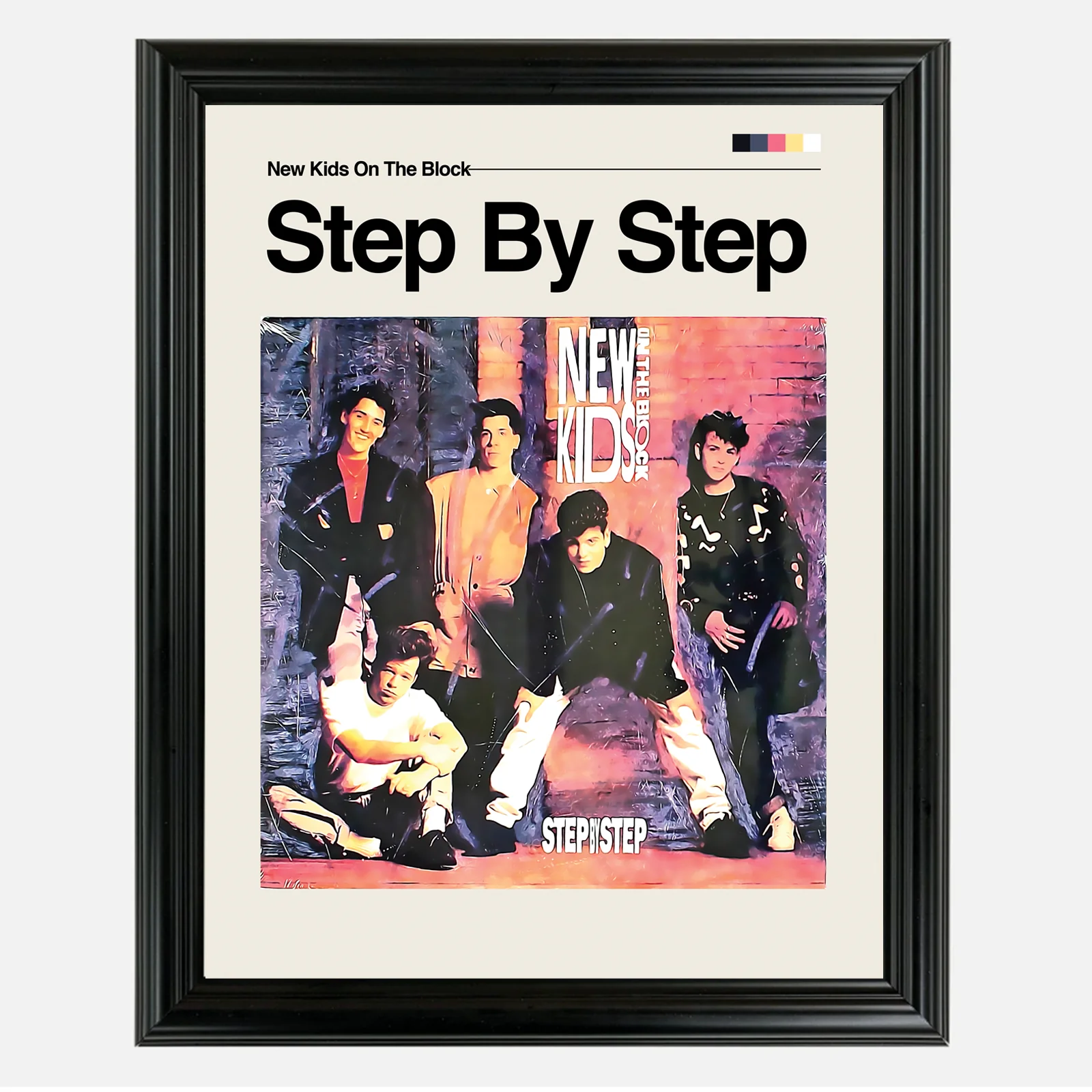 New Kids On The Block - Step By Step Framed Sports Art Photo by Thomas Maxwell