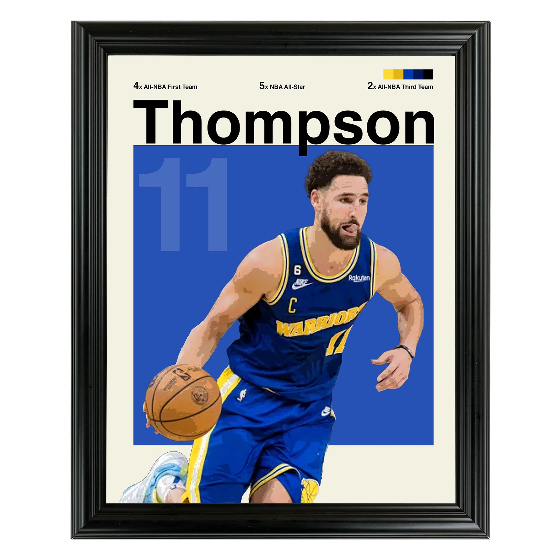 Klay Thompson Framed Sports Art Photo by Thomas Maxwell