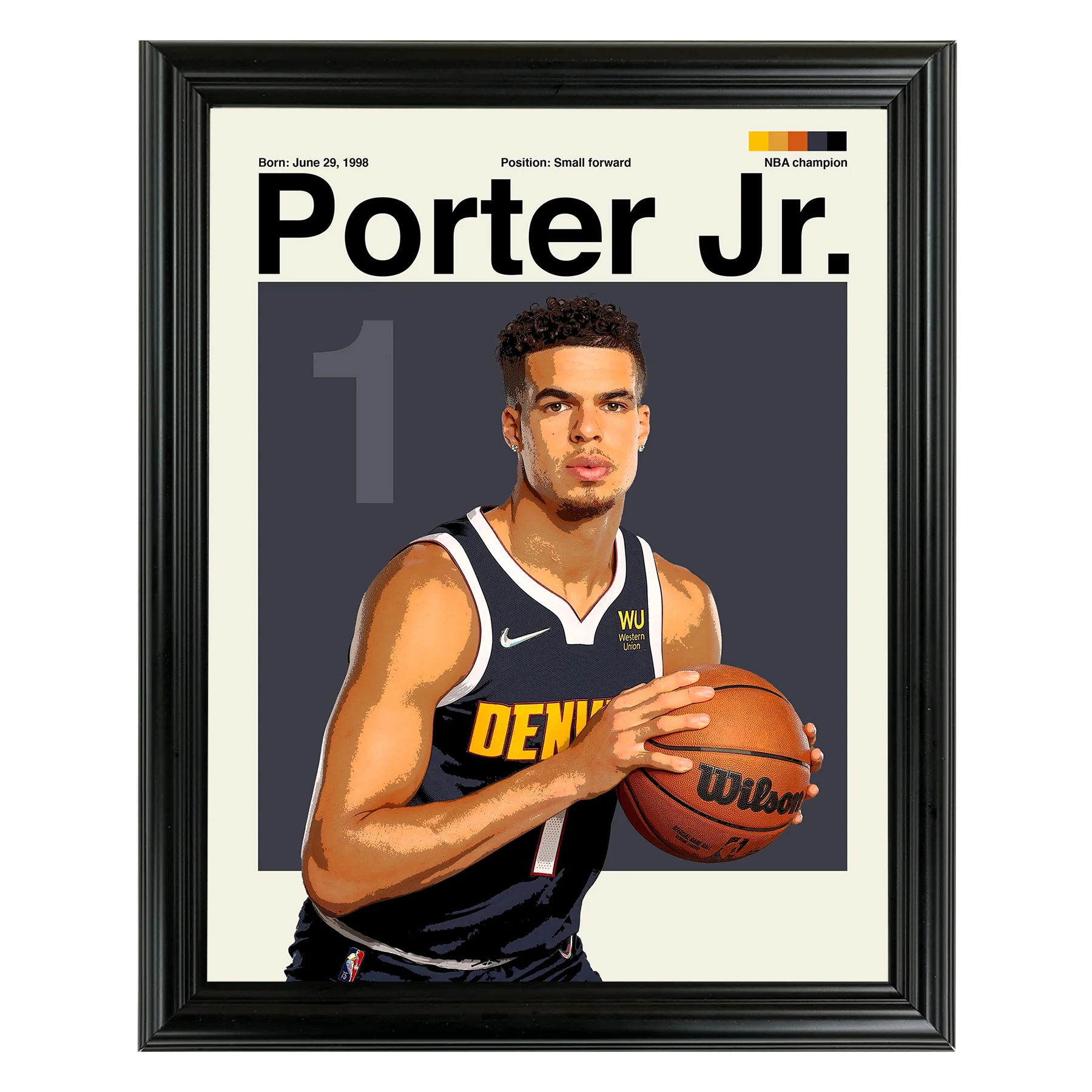 Michael Porter Jr. Framed Sports Art Photo by Thomas Maxwell