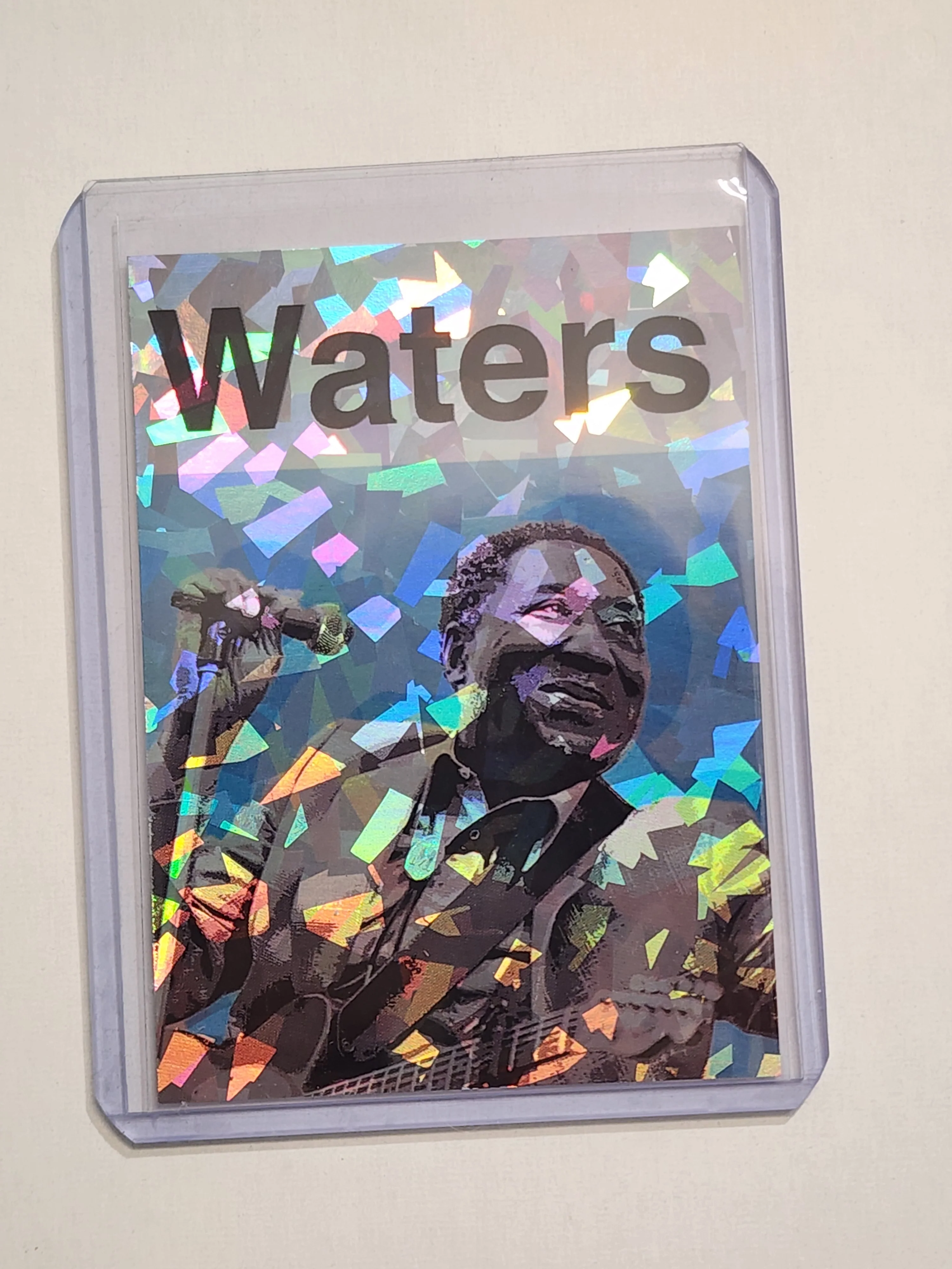 Muddy Waters Artist Signed Music Refractor Art Card 1/1