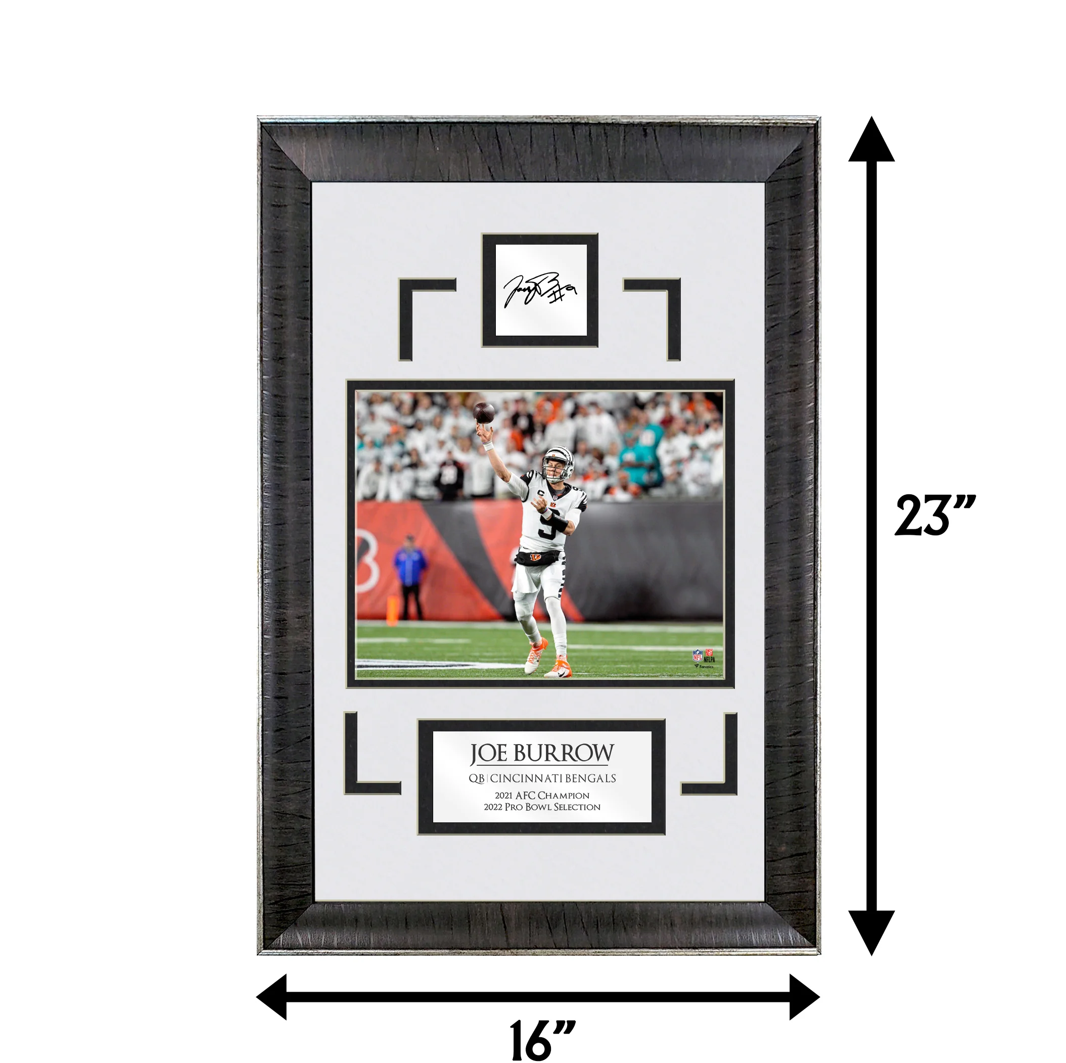 Joe Burrow - Joe Cool - Bengals - Spotlight Collection | 16 x 23 - Framed Football Photo