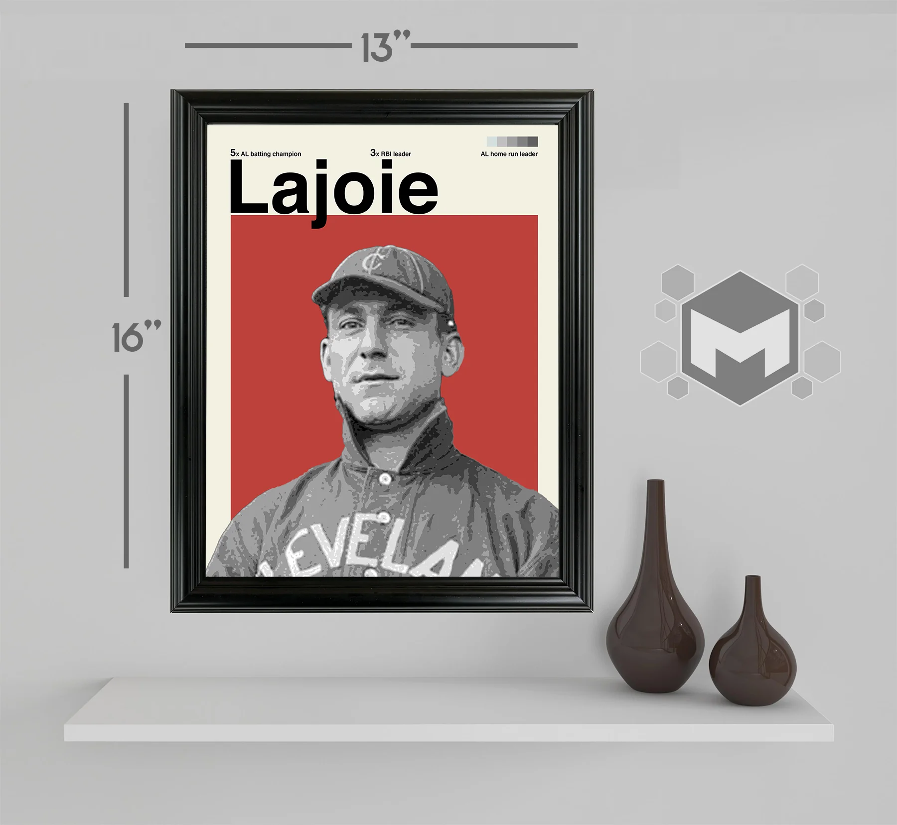 Nap Lajoie Framed Sports Art Photo by Thomas Maxwell