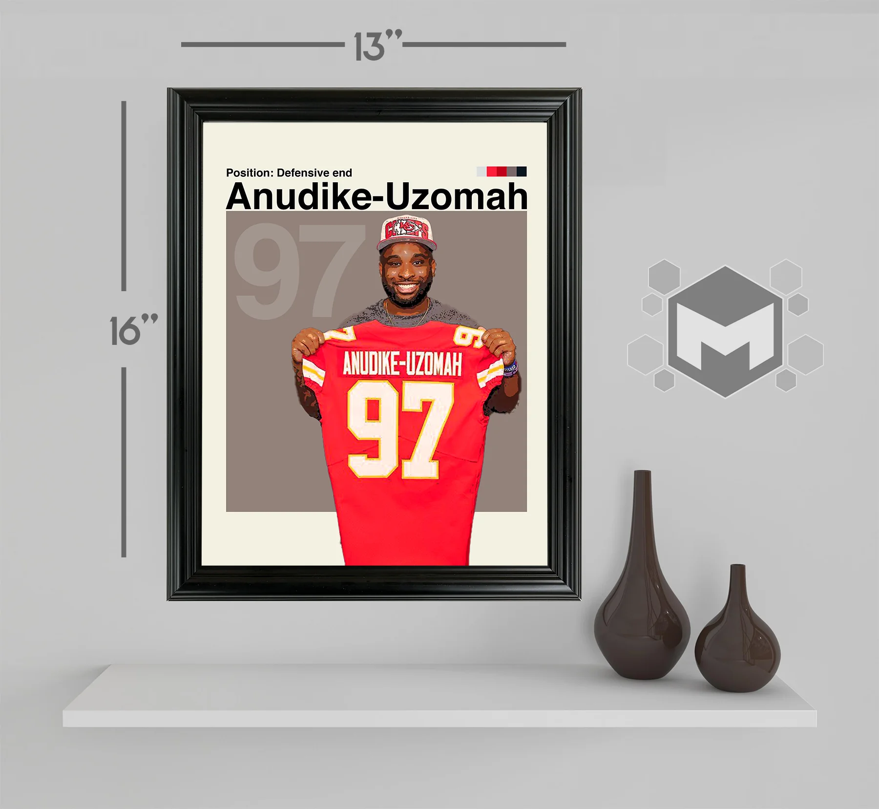 Felix Anudike-Uzomah Framed Sports Art Photo by Thomas Maxwell