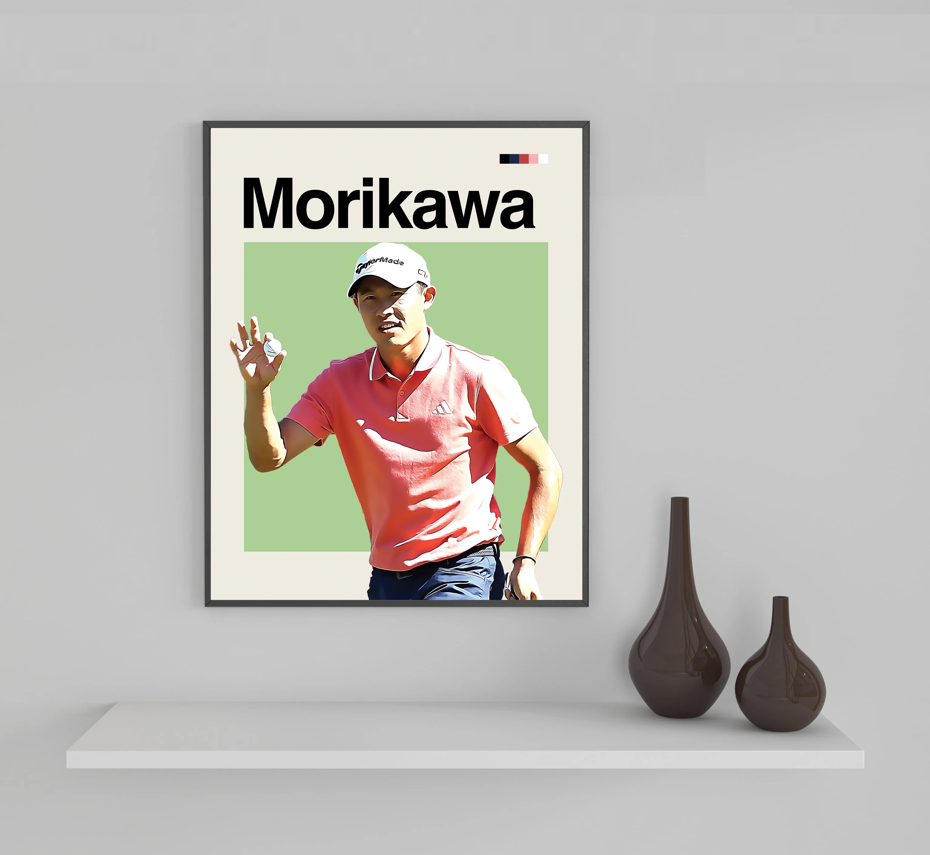 Collin Morikawa Framed Sports Art Photo by Thomas Maxwell