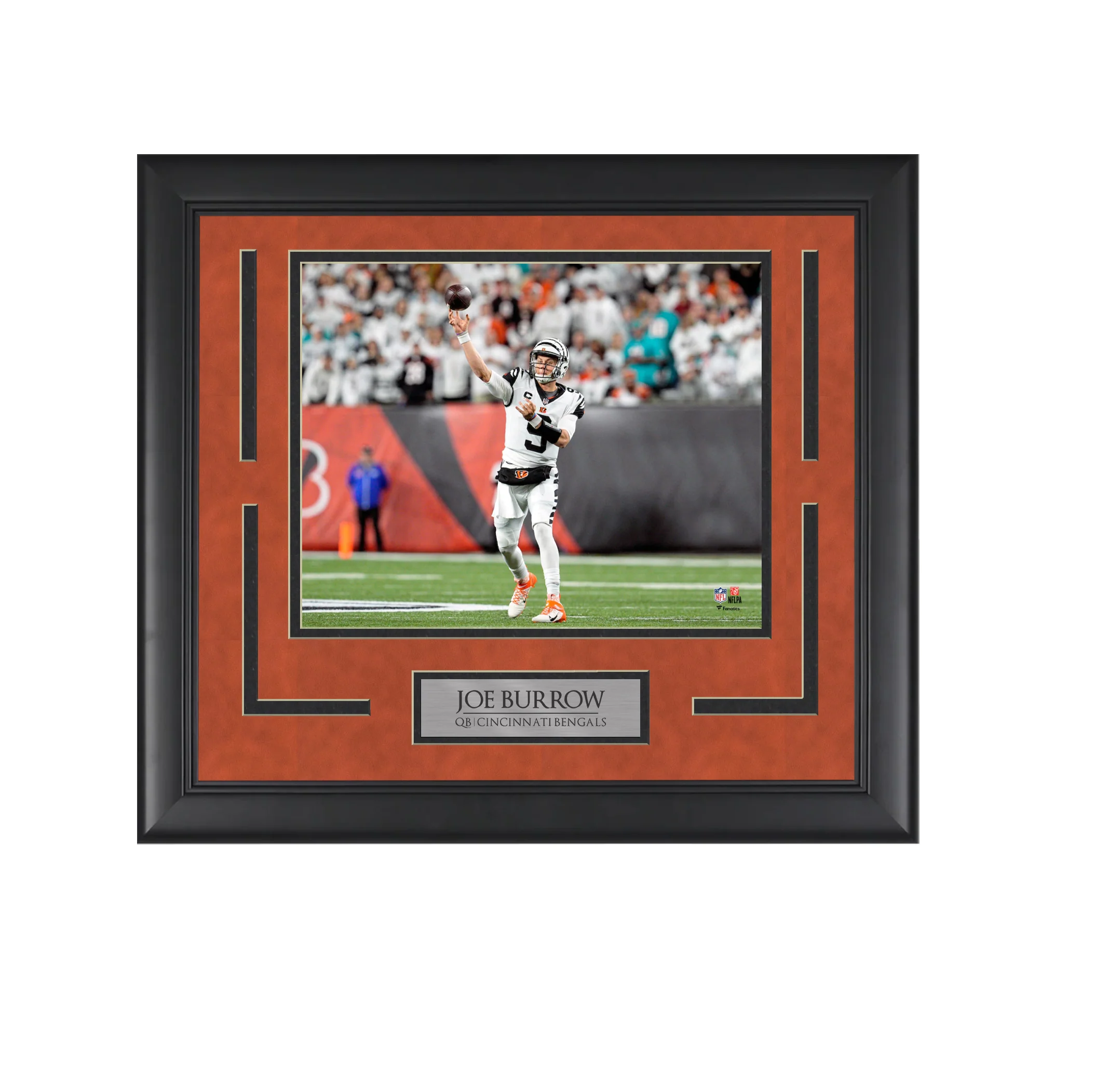Joe Burrow - Joe Cool - Bengals - Framed Football Photo