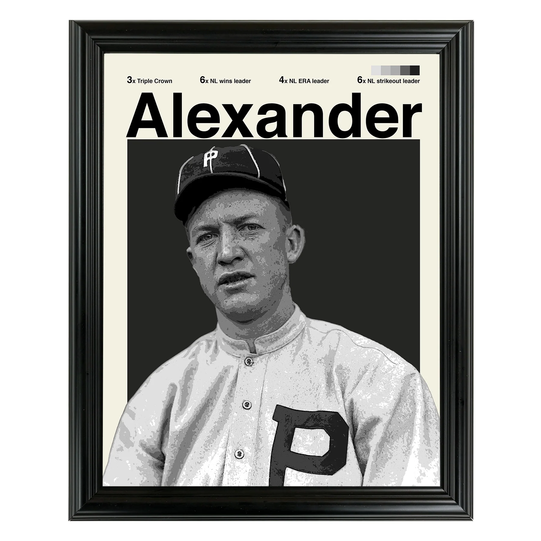 Pete Alexander Framed Sports Art Photo by Thomas Maxwell