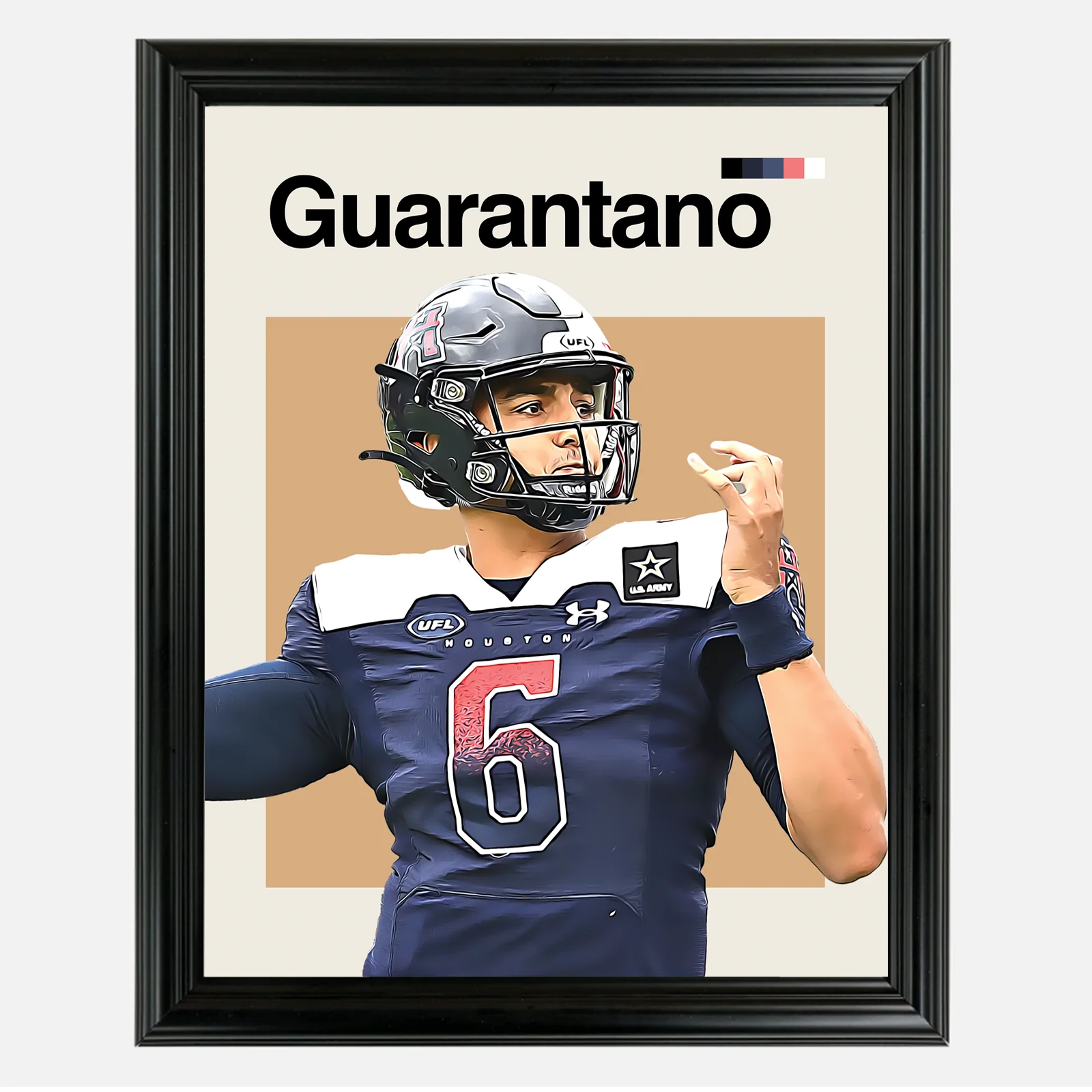 Jarrett Guarantano Framed Sports Art Photo by Thomas Maxwell