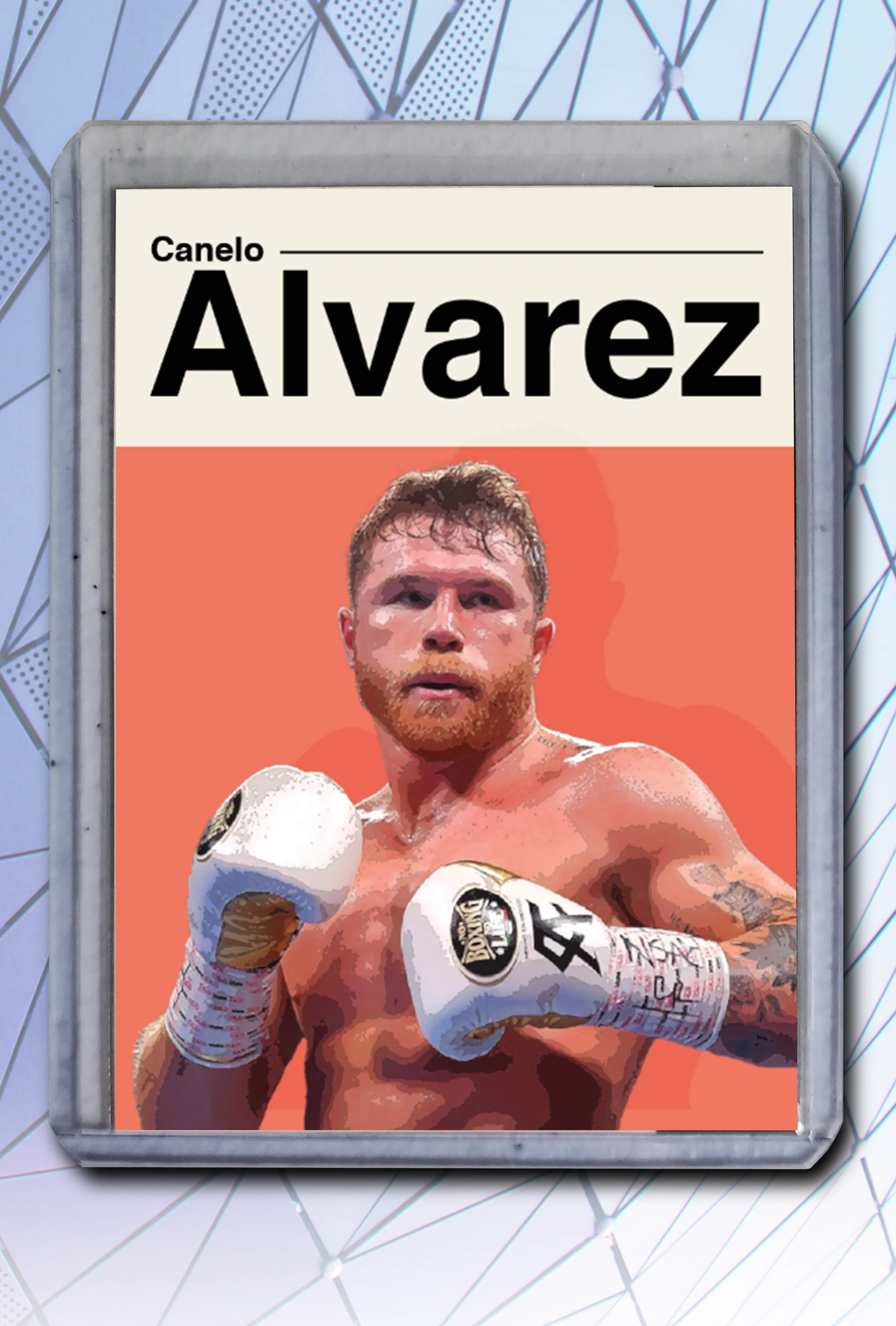 Canelo Alvarez Artist Signed Boxing Art Card 3/10